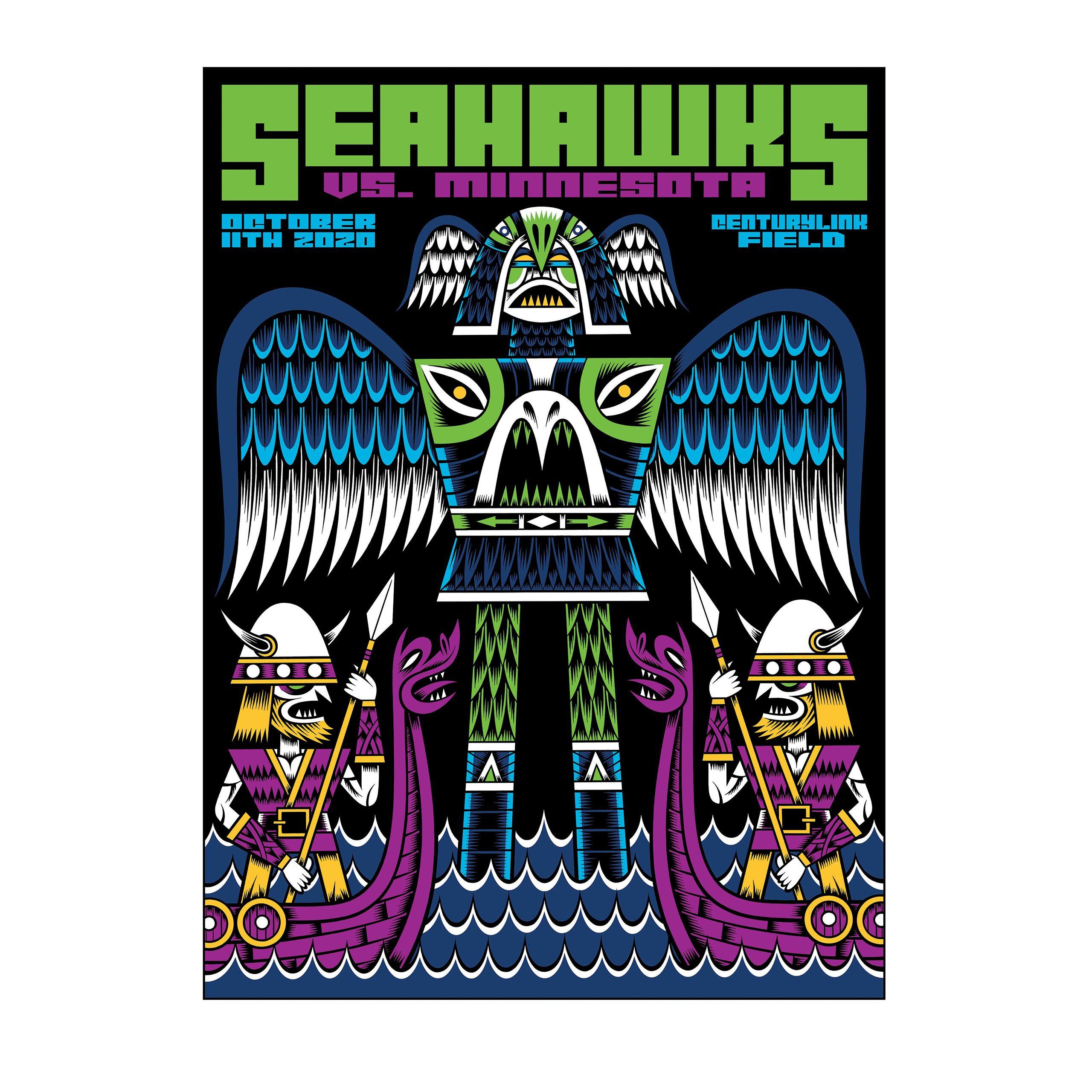 Seahawks Gameday Print — Kyler Martz