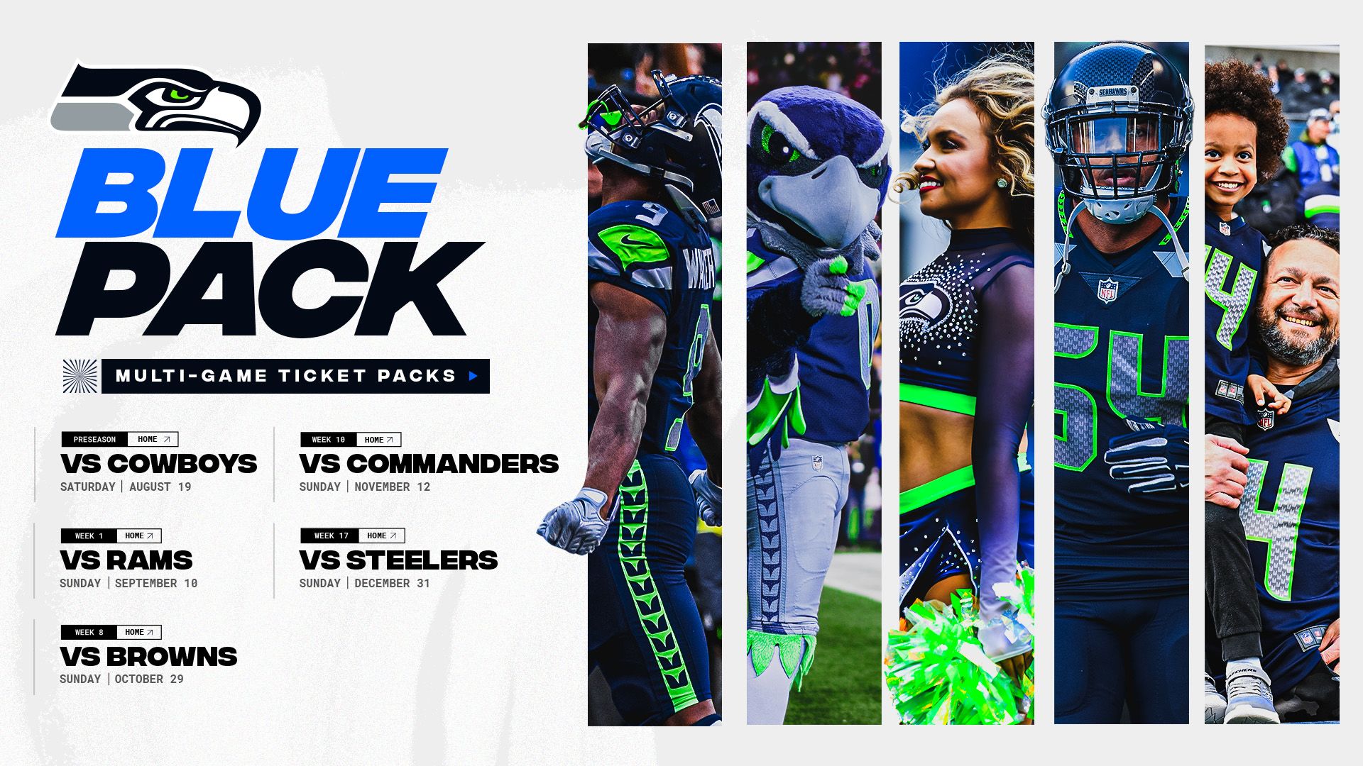 Seahawks Multi-Game Ticket Packs  Seattle Seahawks –