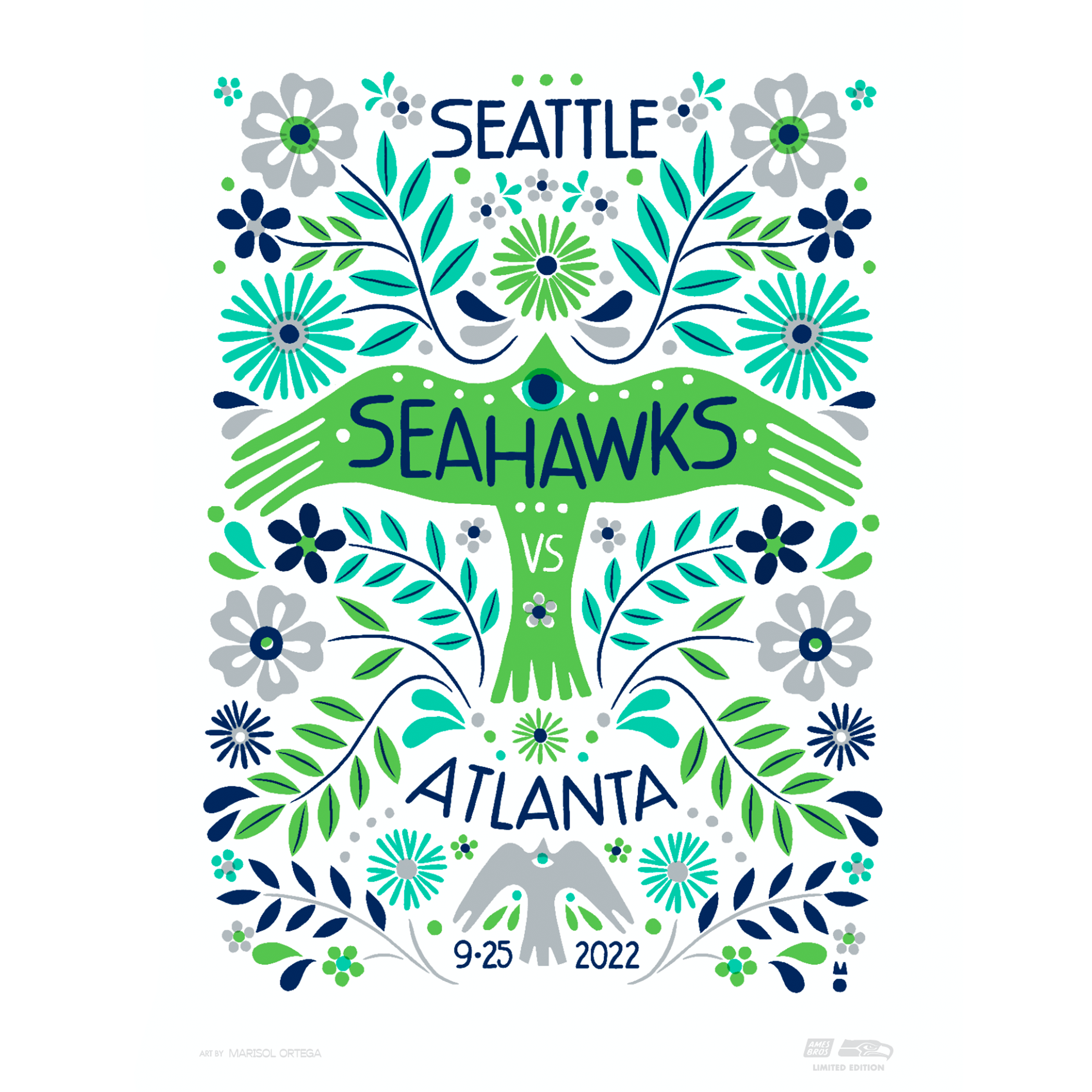 2023 Seattle Seahawks Schedule Poster! 18”x24” - Ships In Poster Tube -  12th Man