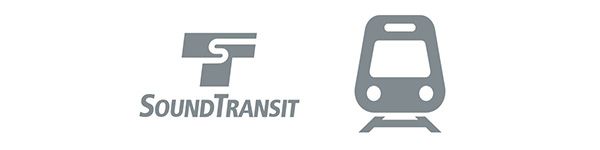 Sound Transit Logo and Light Rail Icon