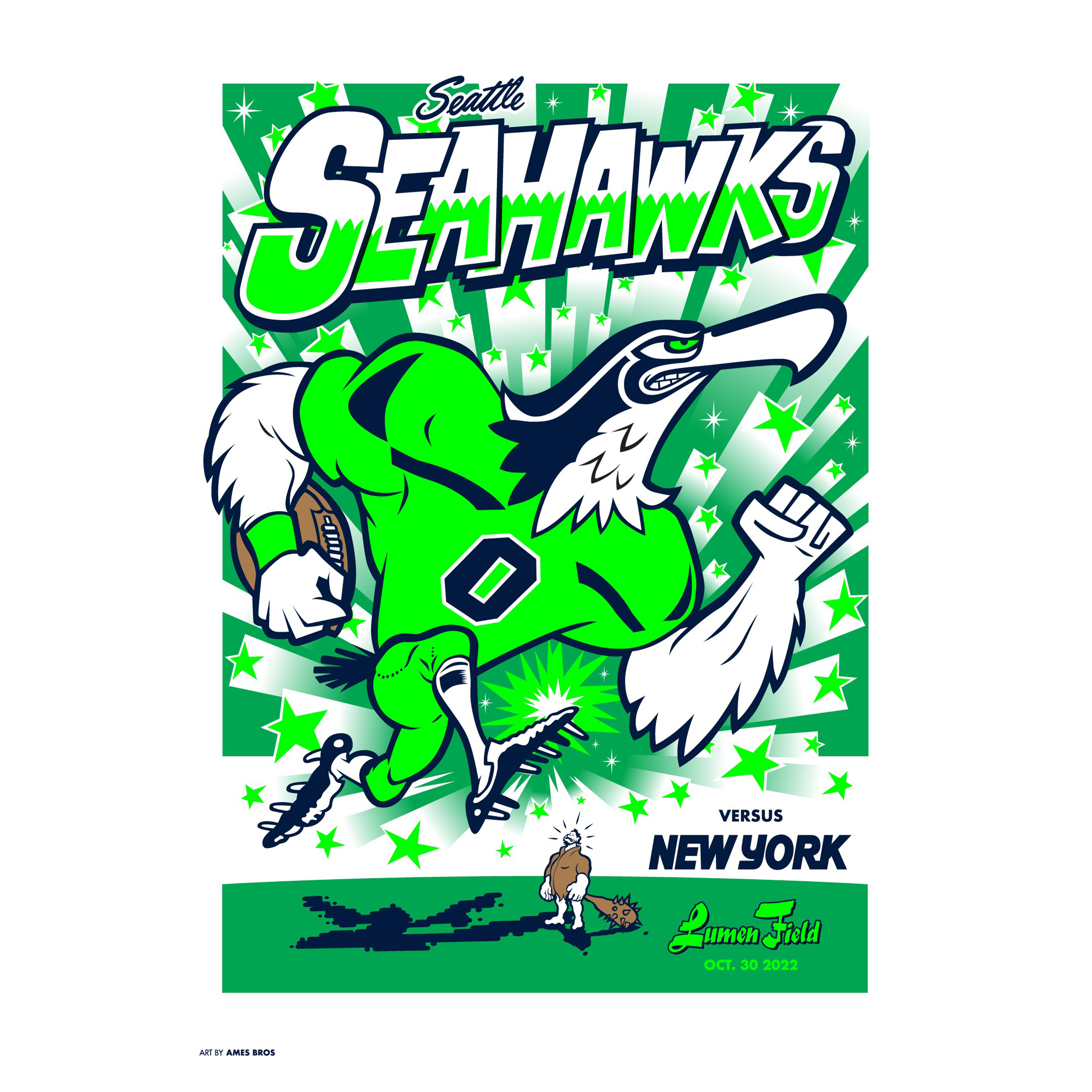 Seahawks Gameday Poster Series: The Art of Jesse LeDoux