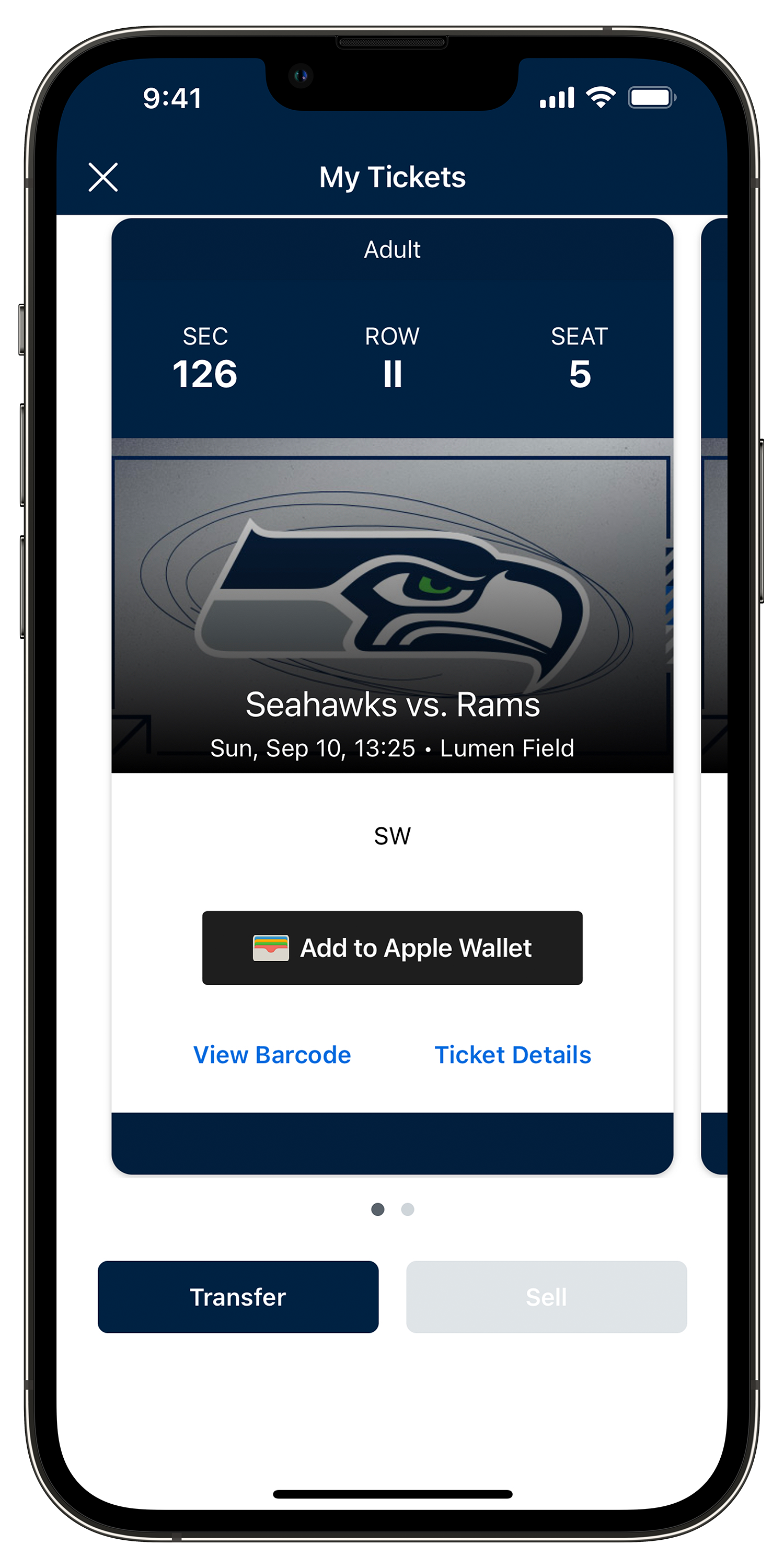 Seahawks Accepting Mobile Tickets  Seattle Seahawks –