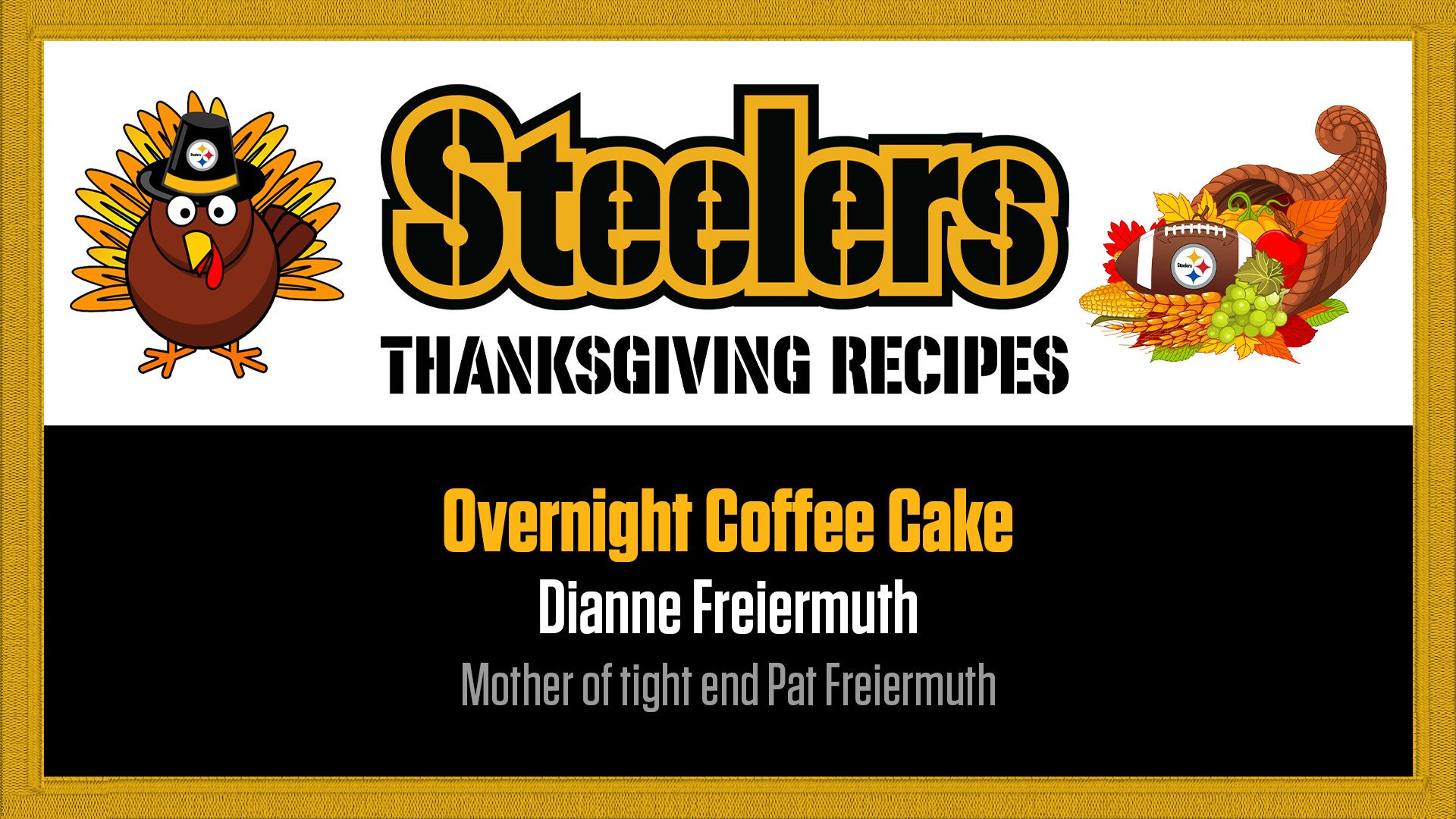 Steelers Thanksgiving Recipes | Pittsburgh Steelers - Steelers.com