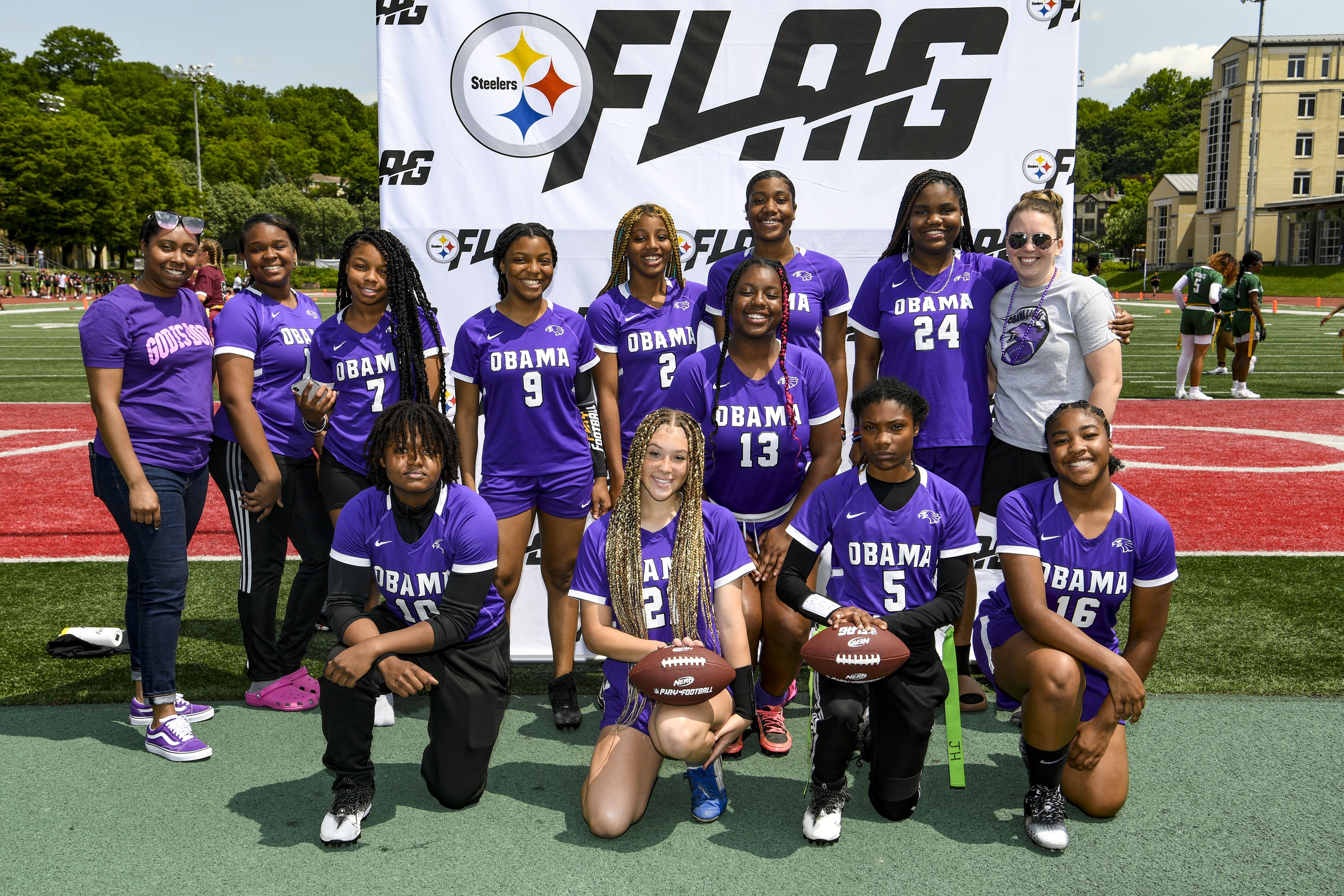 Steelers Depot 7⃣ on X: PHOTOS: 2023 Girls Flag Football - Week 5 #Steelers    / X