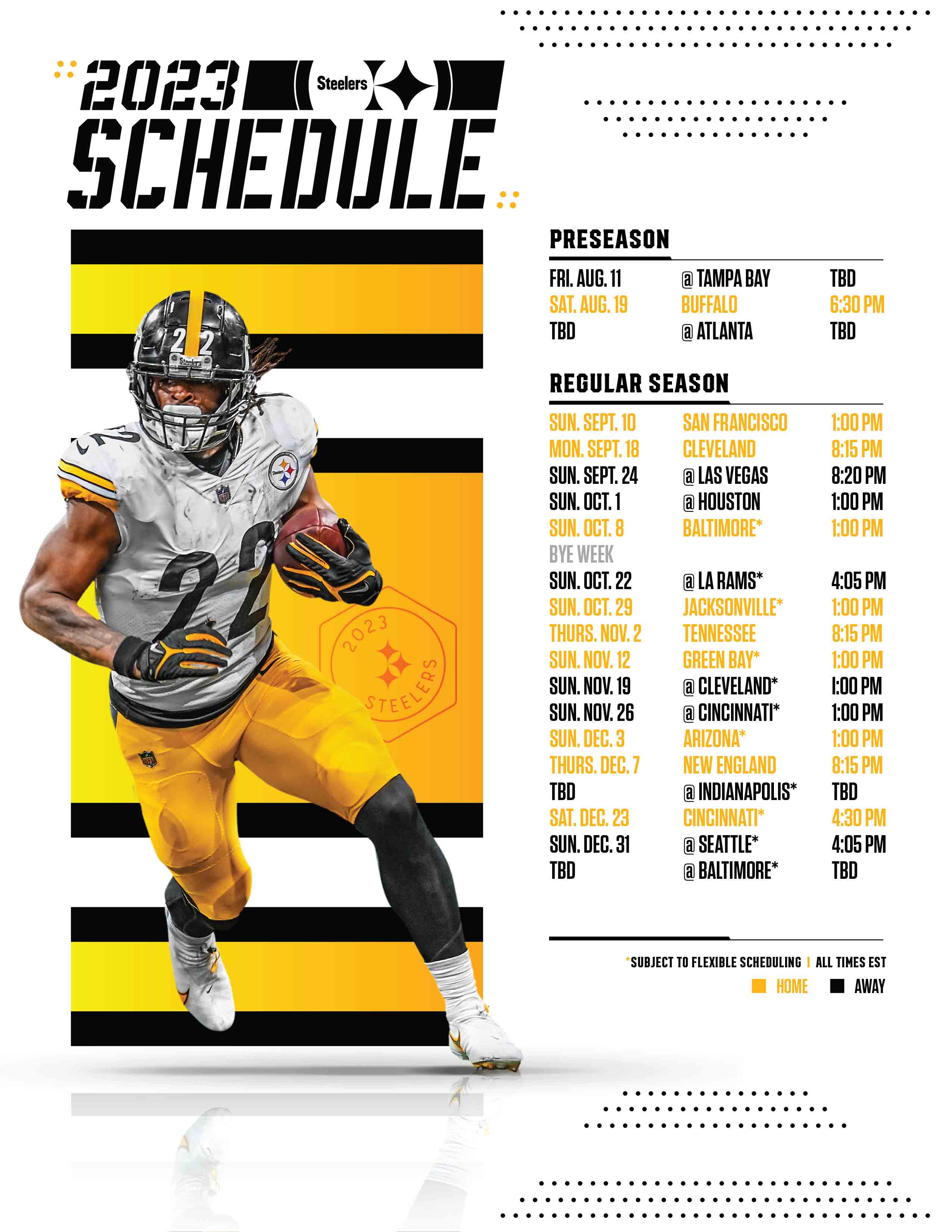 Steeler Football Schedule 2025 Penni Blakeley