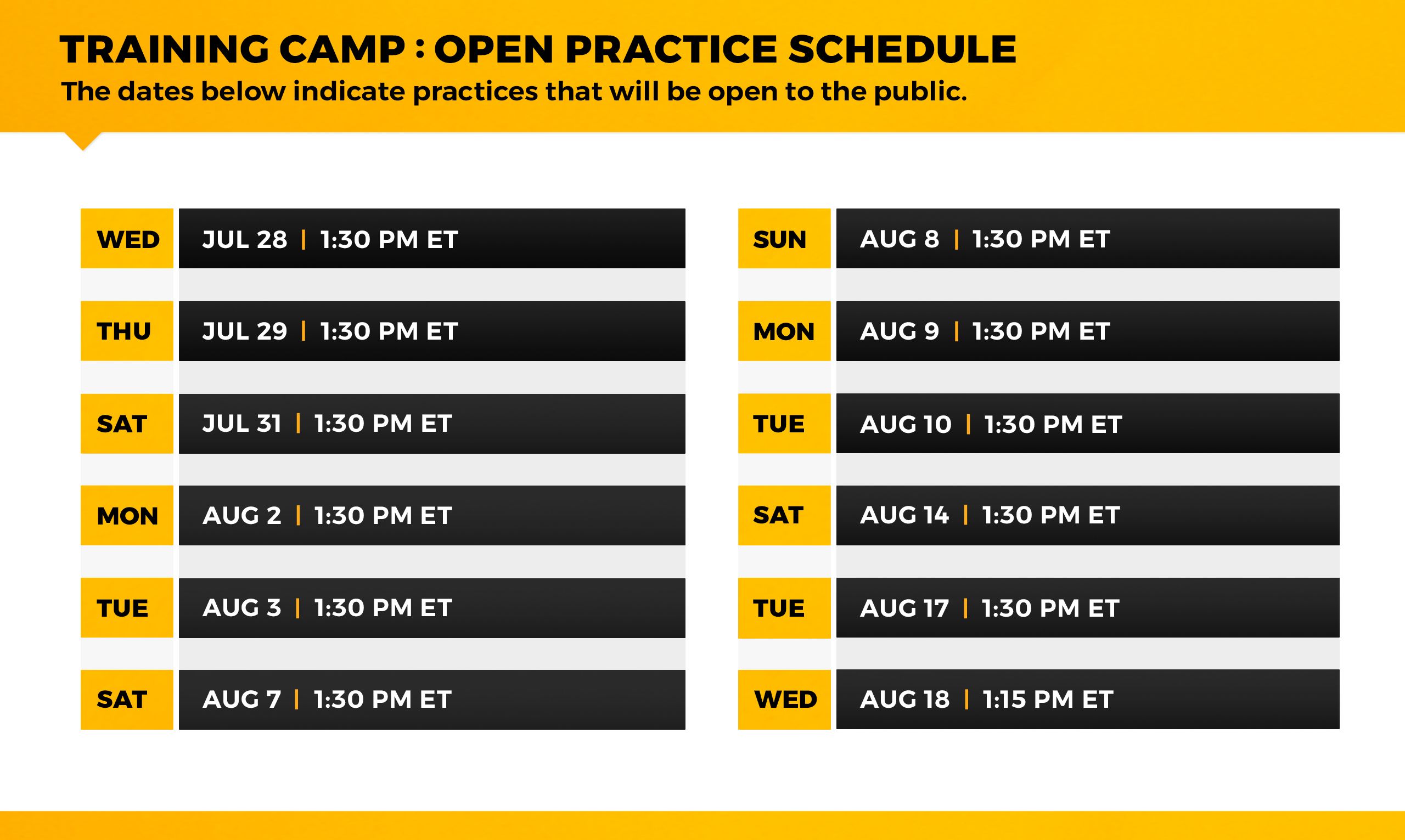 Steelers Training Camp Schedule 2022 Steelers Home | Pittsburgh Steelers - Steelers.com