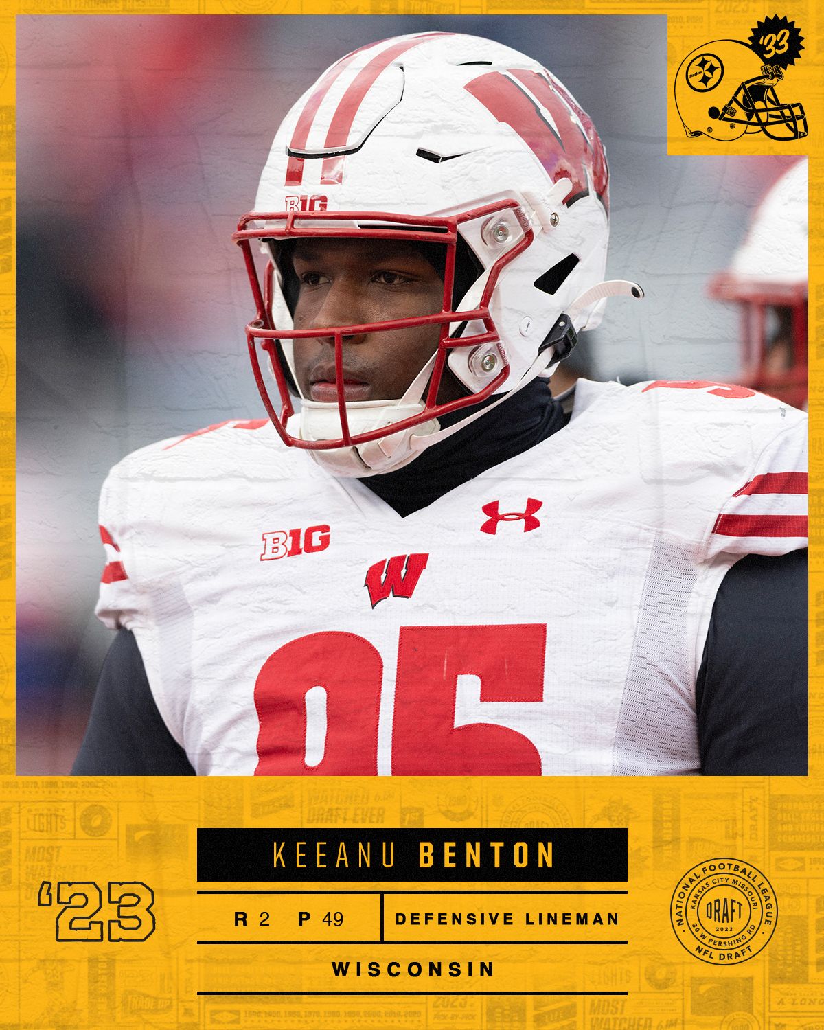 Pick Announcment Keeanu Benton 4x5