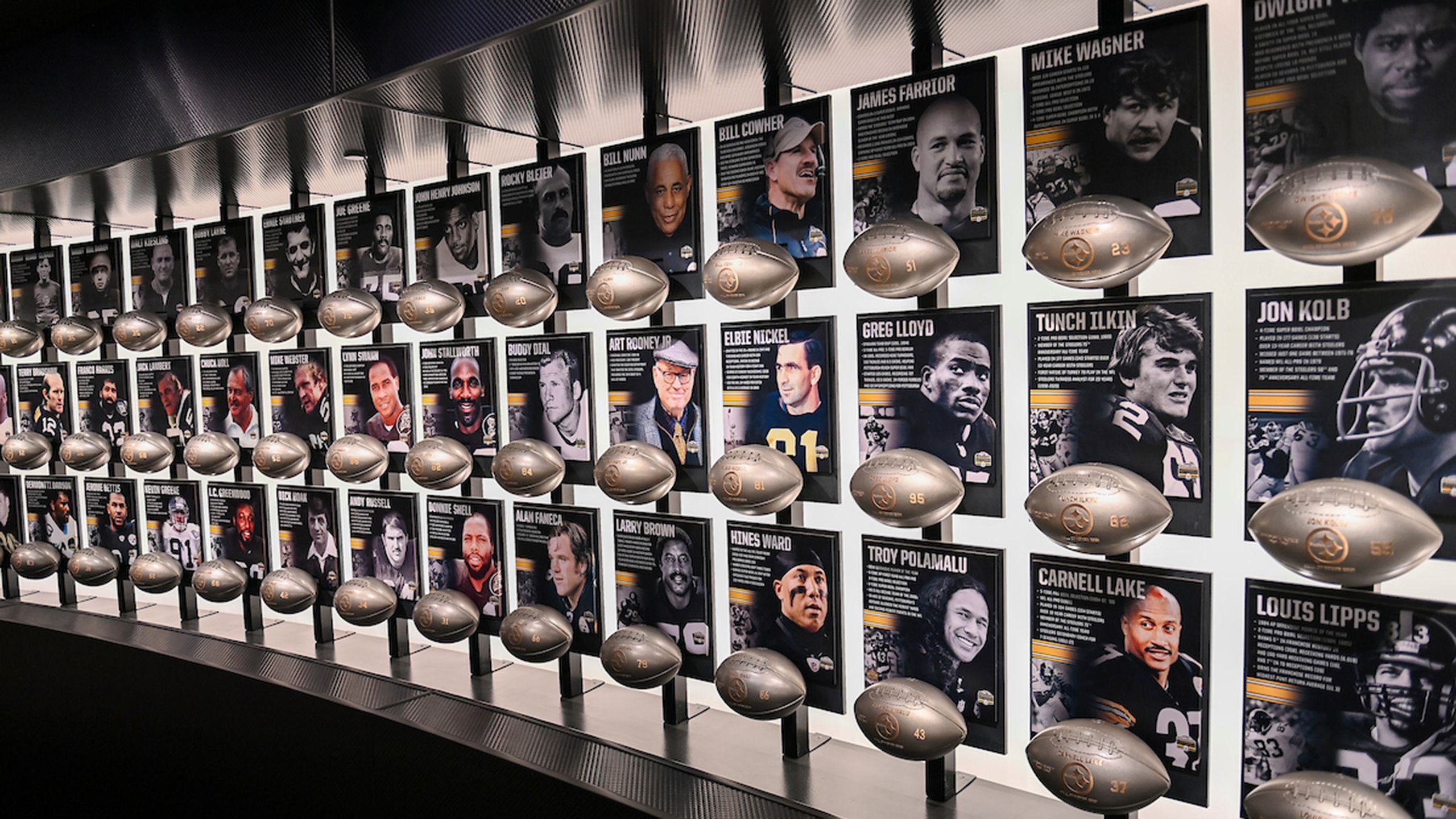 New Steelers Hall of Honor exhibits on display