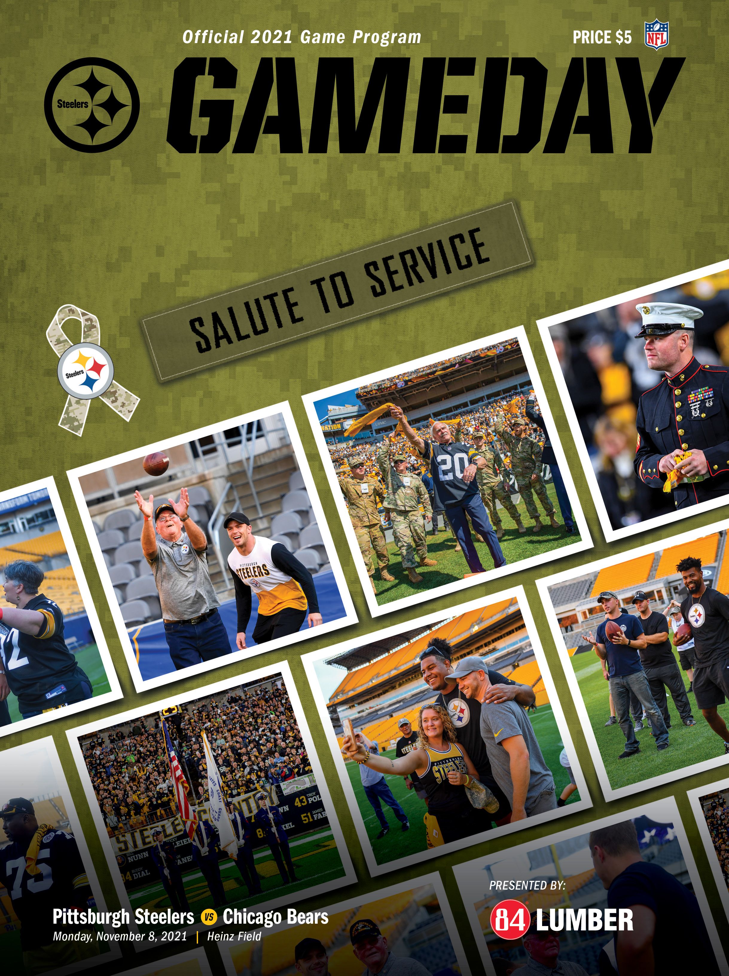 Pittsburgh Steelers Gameday Magazine