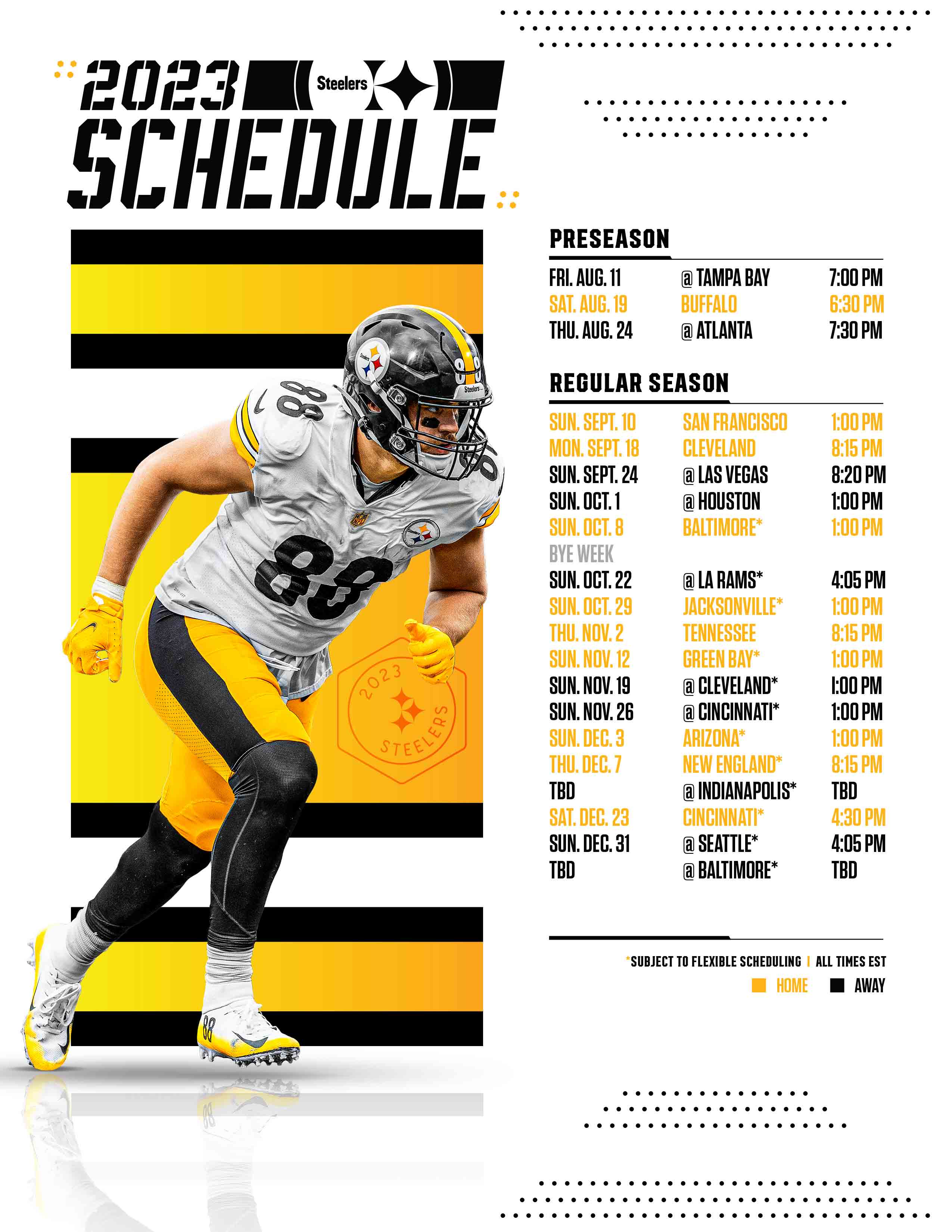 2022-2023 NFL Playoffs TV Schedule - Printable