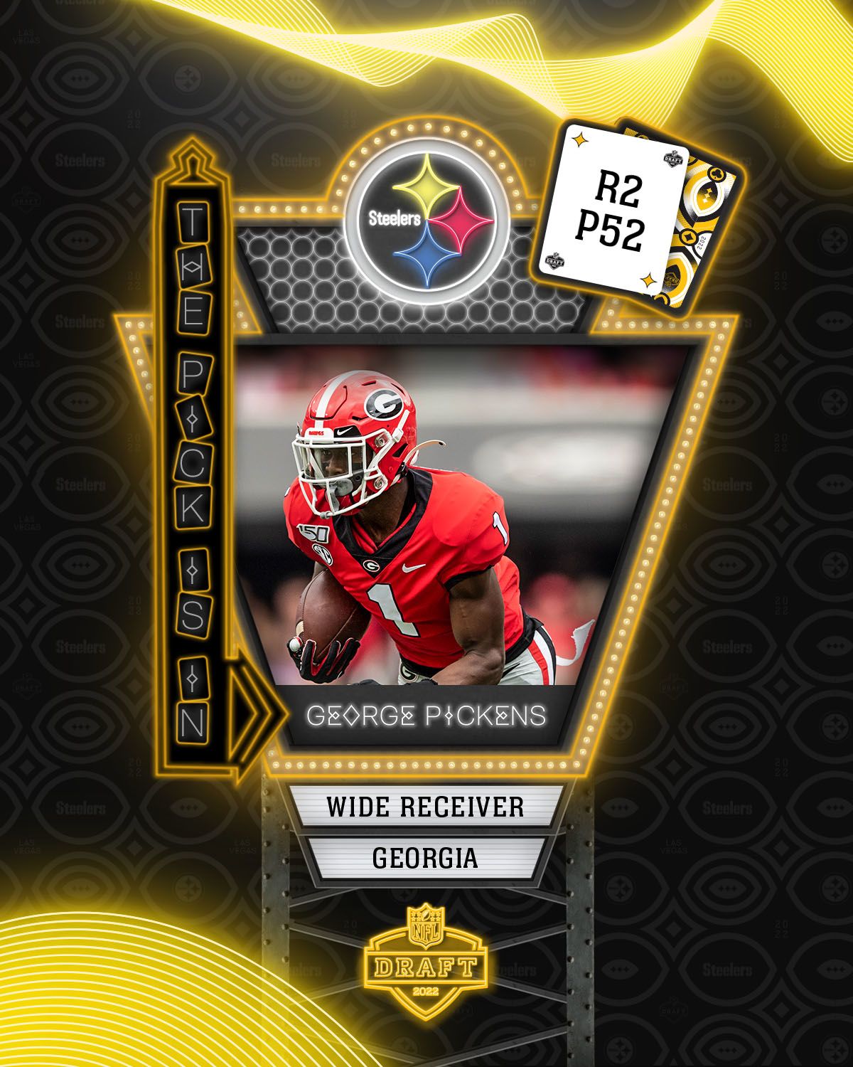 R2P52 George Pickens 4x5