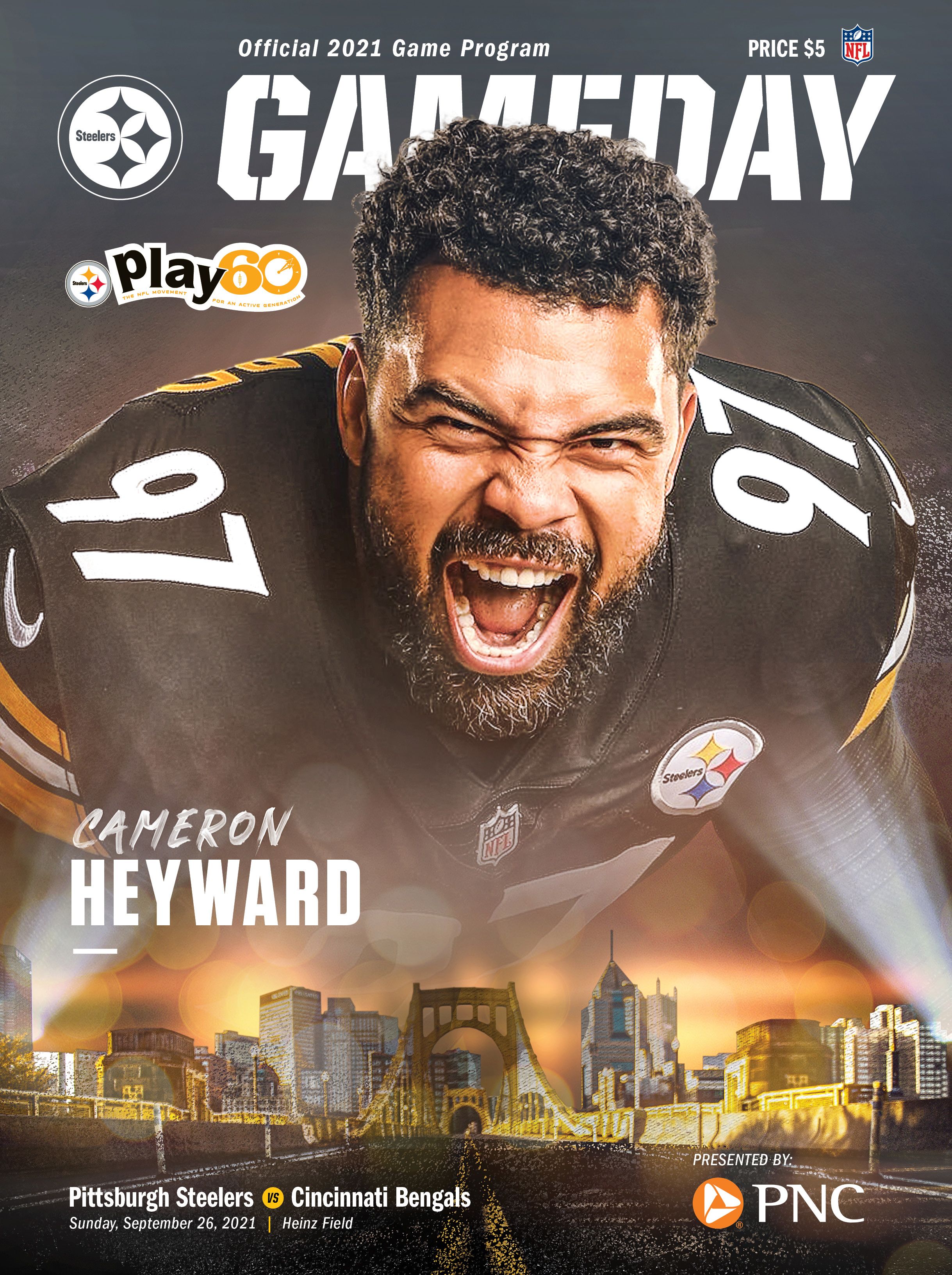 Pittsburgh Steelers Gameday Magazine