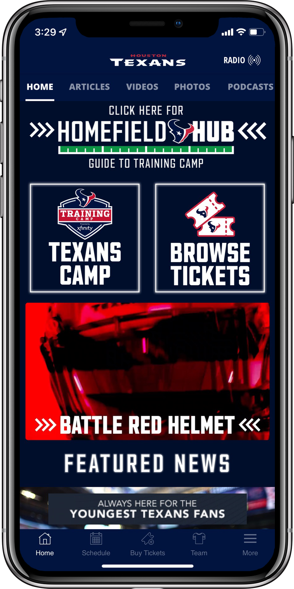 Texans Mobile App  Houston Texans 