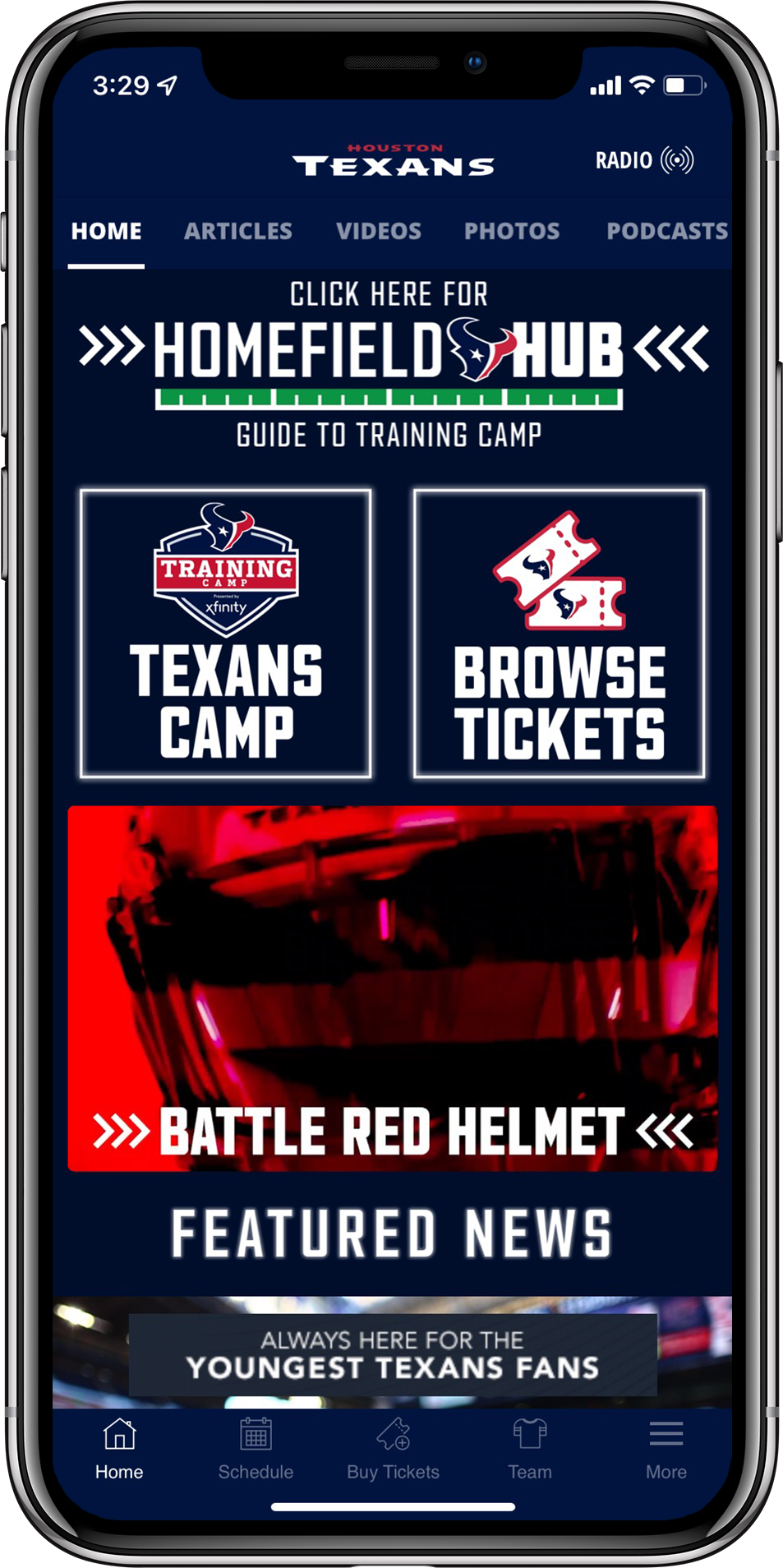 Texans Mobile App Houston Texans