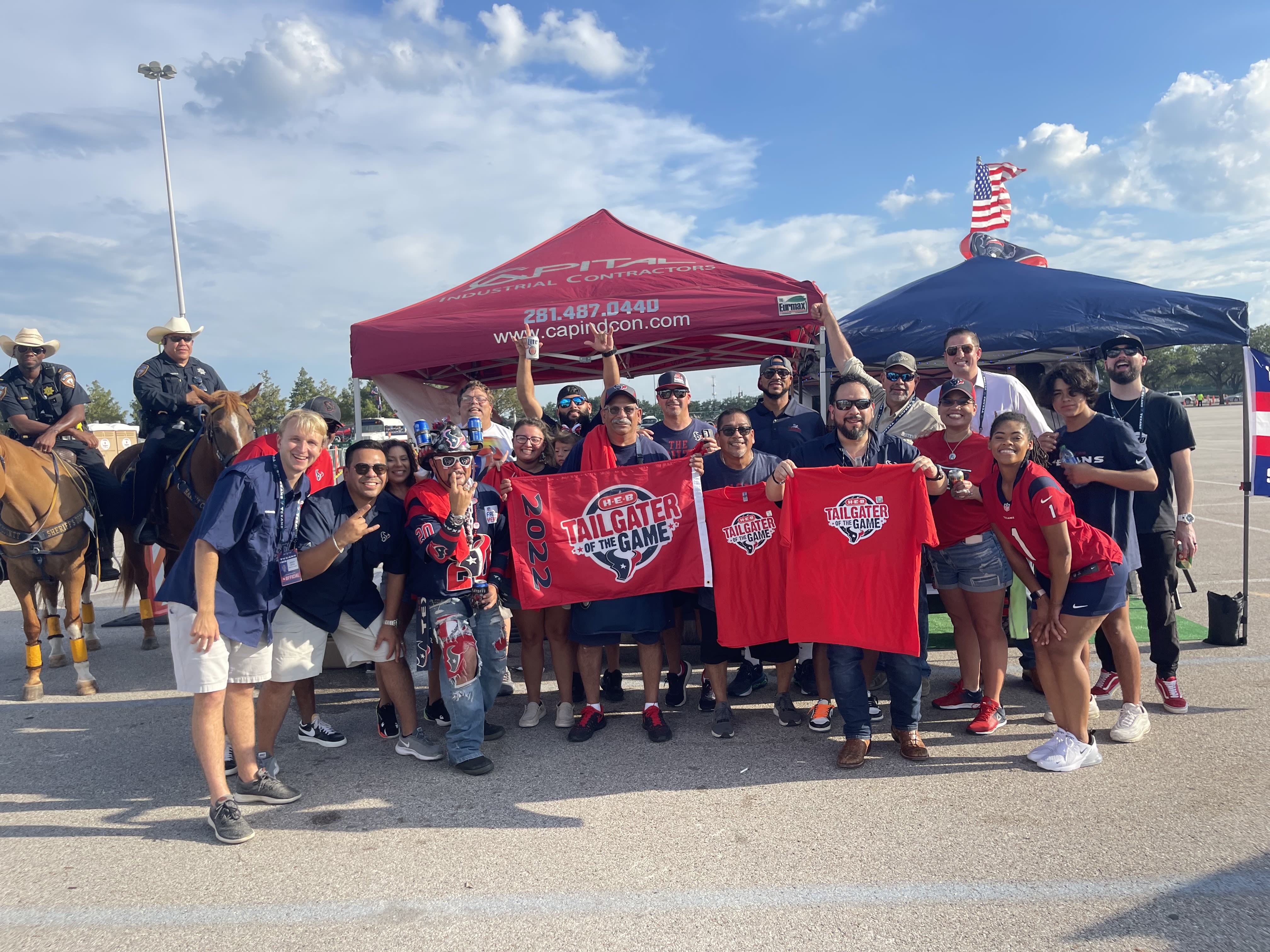 Houston Texans - Congrats to today's H-E-B Tailgaters of the Game, the  Krunk Krew from the Blue Lot!