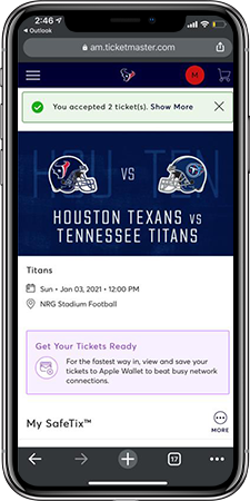 Houston Texans Tickets - Buy, Sell, Exchange