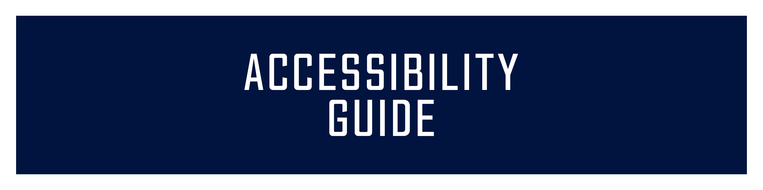 Access Guide for Guests with Disabilities