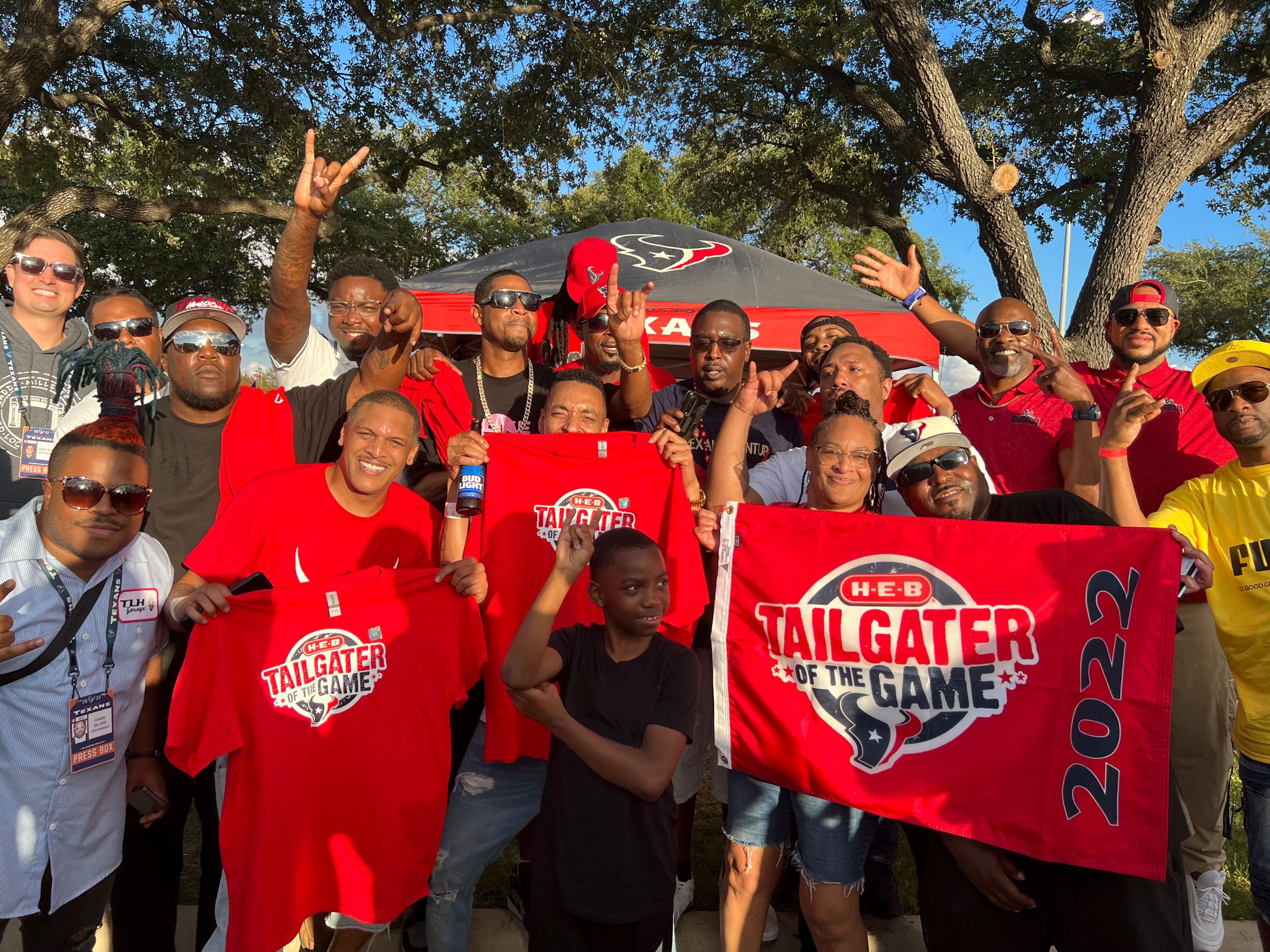 Houston Texans on X: The #CARvsHOU @HEB Tailgaters of the Game:  Dysfunctional Tailgaters in the Yellow Lot!  / X