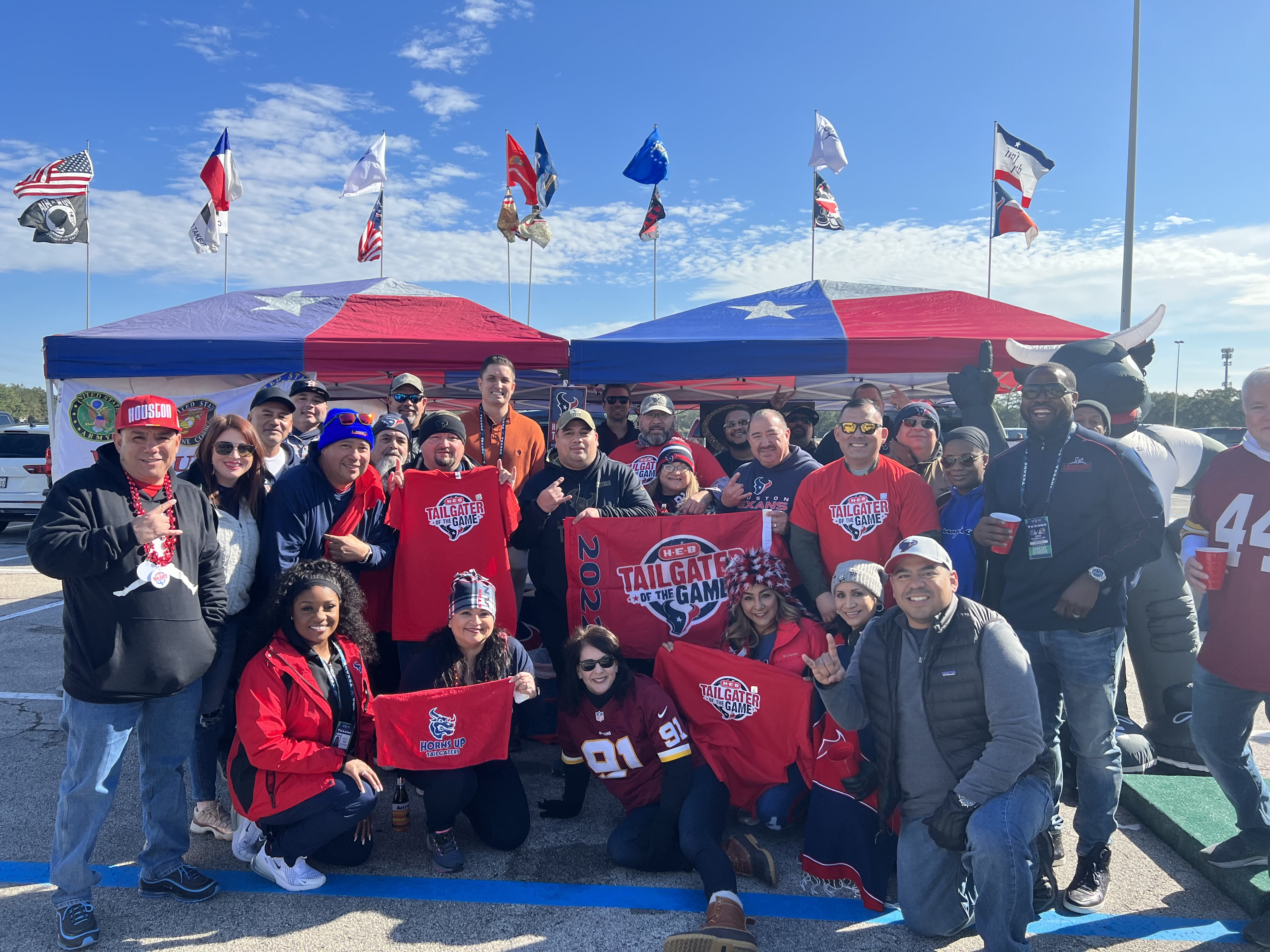 Houston Texans - The H-E-B Tailgater of the Game is 'Bulls on Party  Tailgaters' in the Maroon Lot! Let's go Texans! Tailgate Photos: