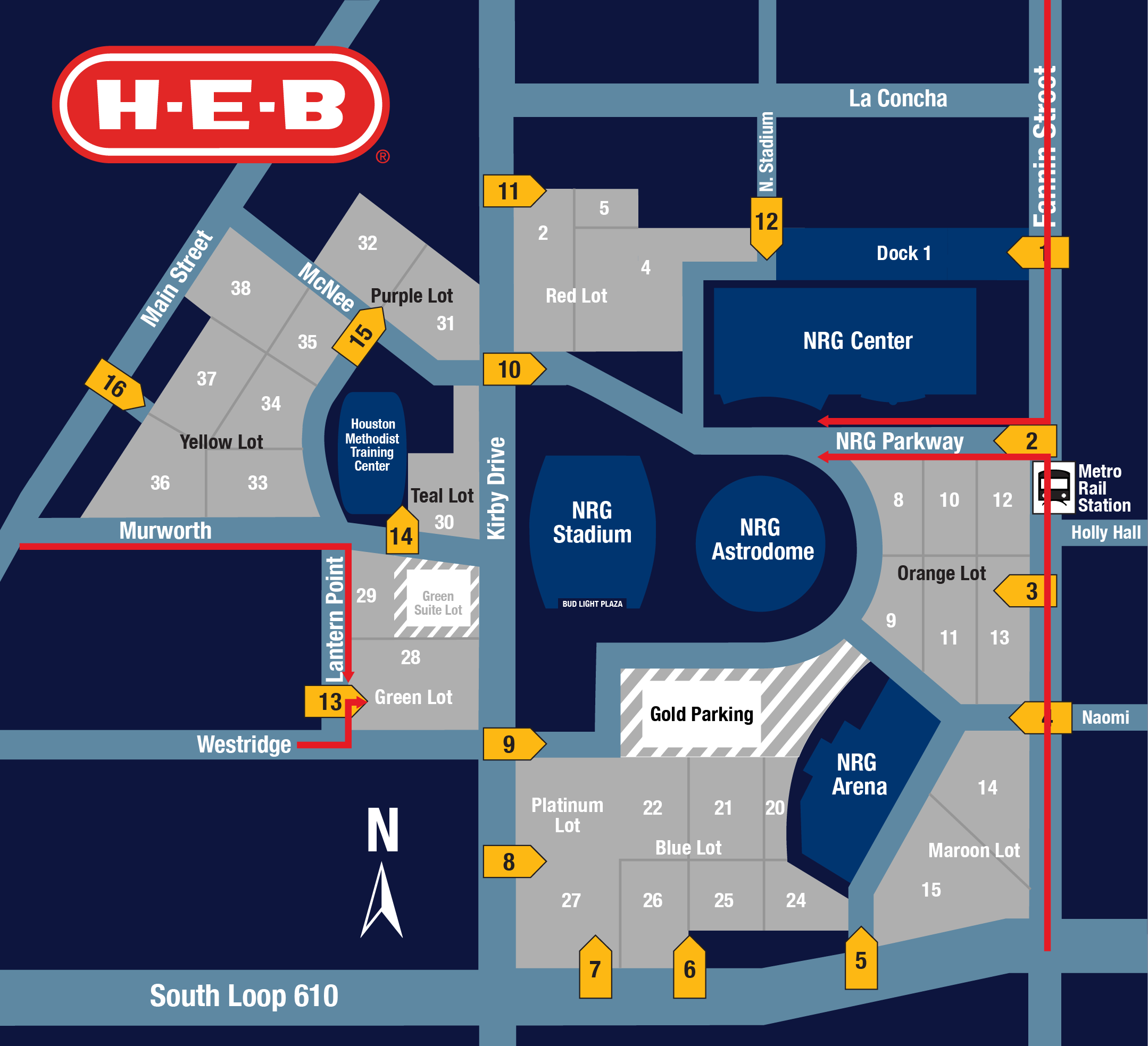 Maps - Tailgaters Parking