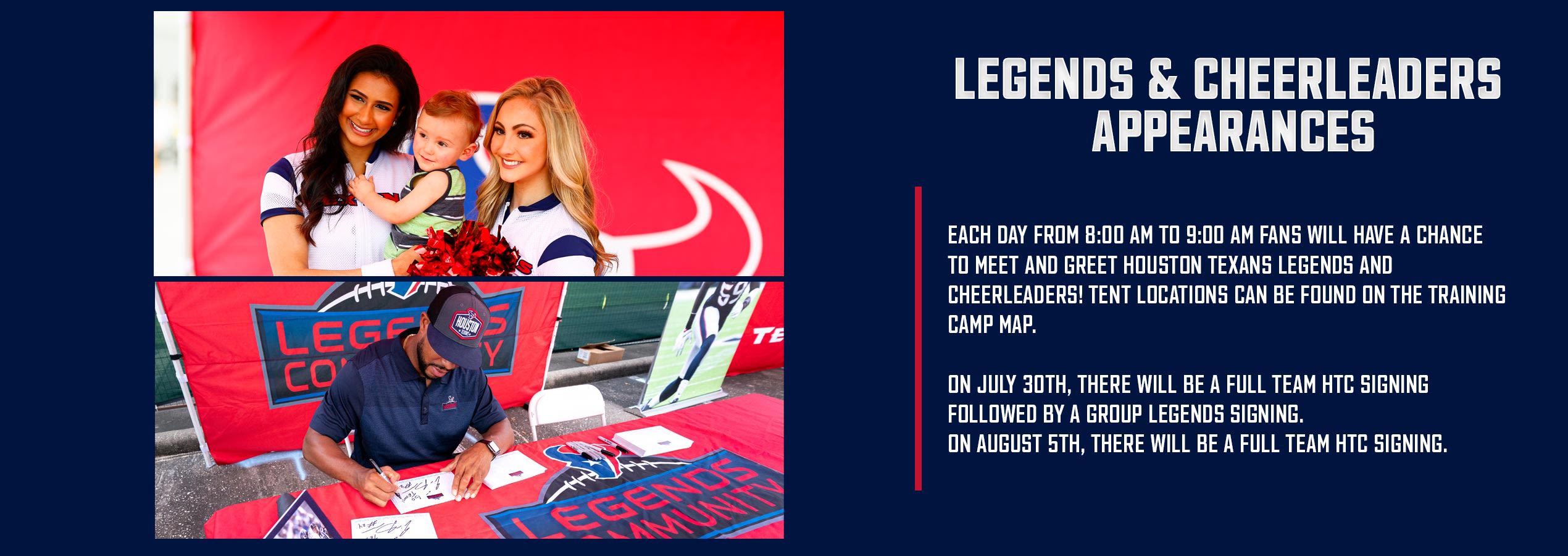 The official website of the Houston Texans 2023 Training Camp