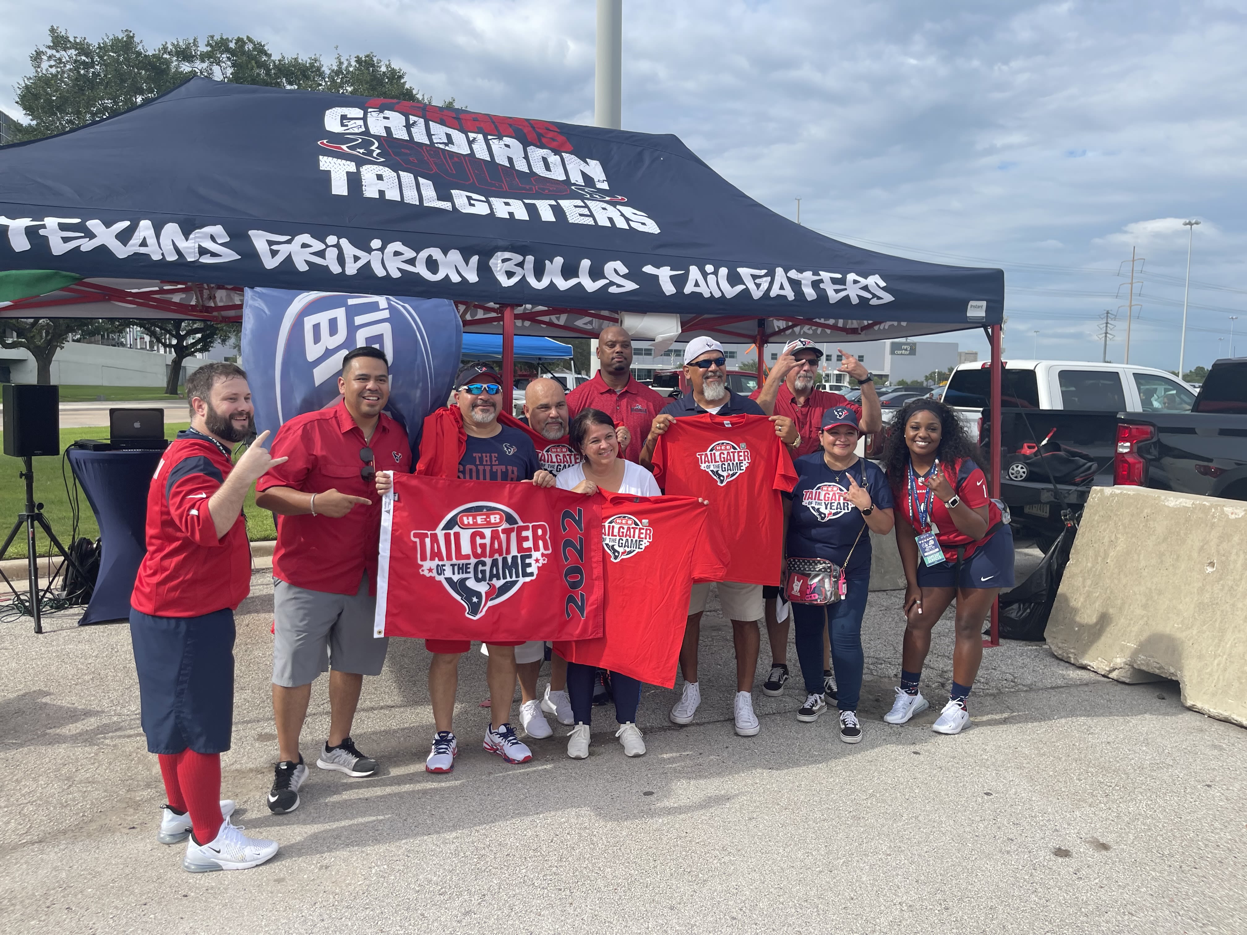 Texans tailgate party