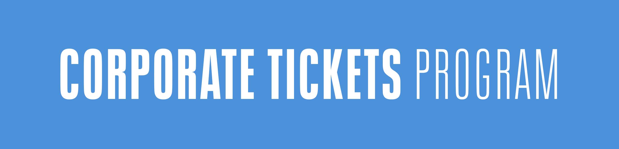 corporate tickets program