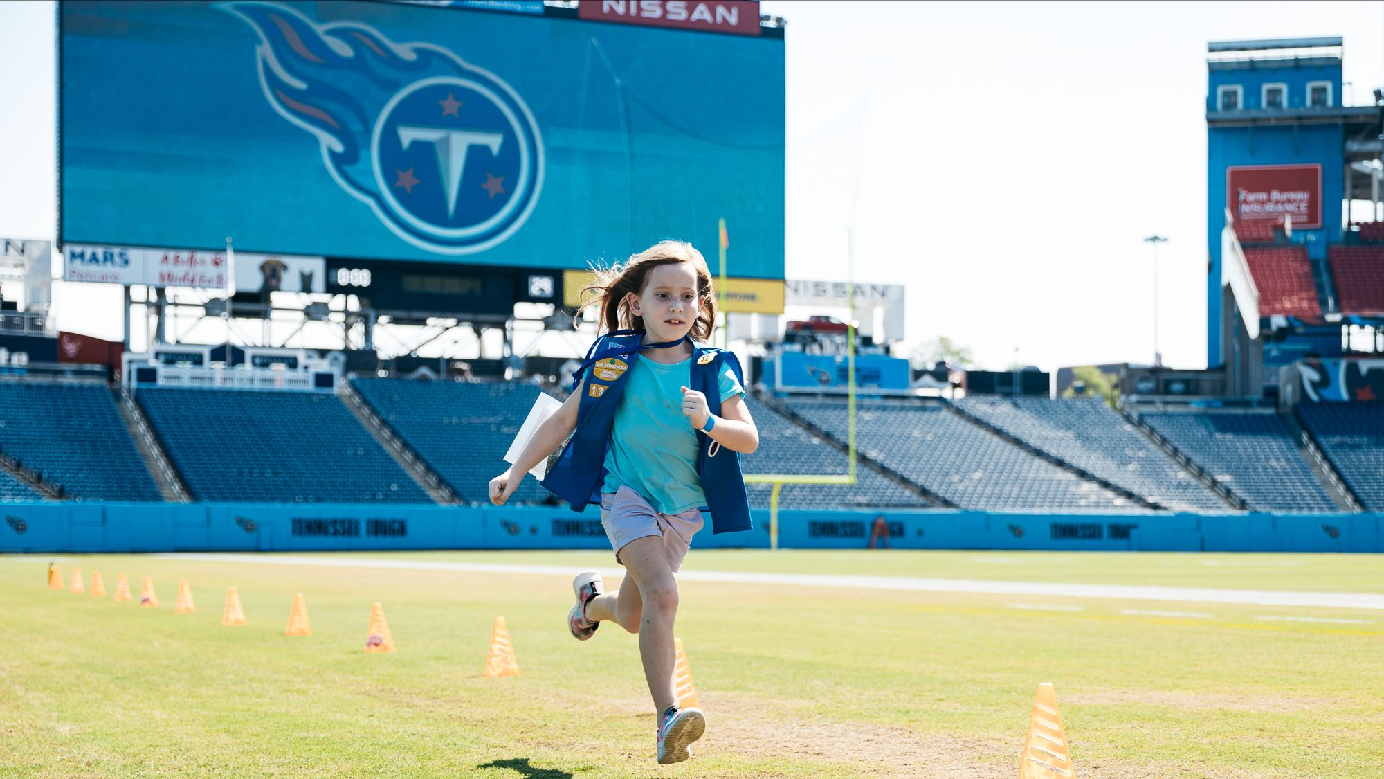Titans Girl Scouts Experience at Nissan Stadium