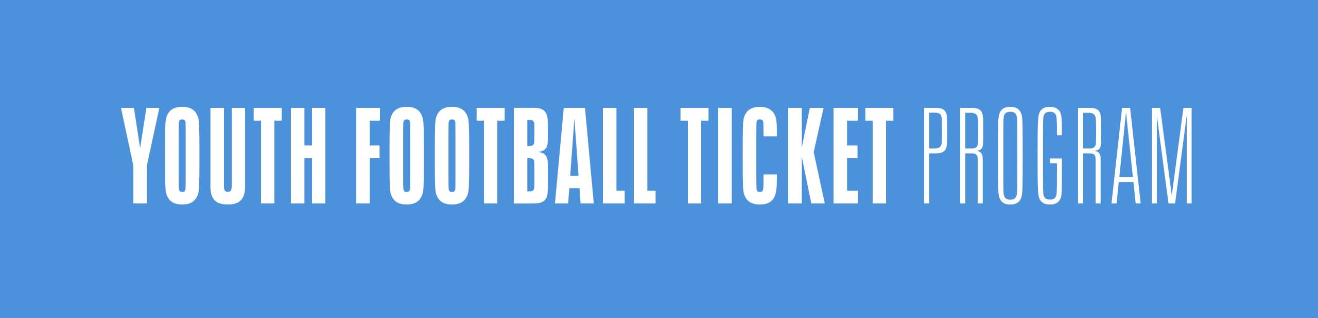 youth football ticket program