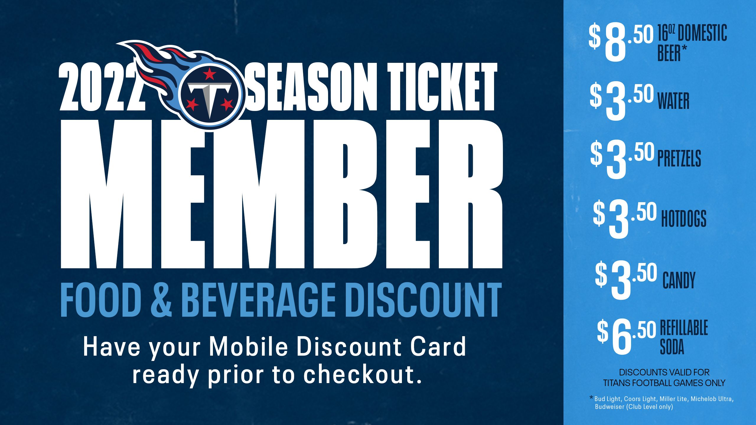 Season Ticket Members | Tennessee Titans - TennesseeTitans.com