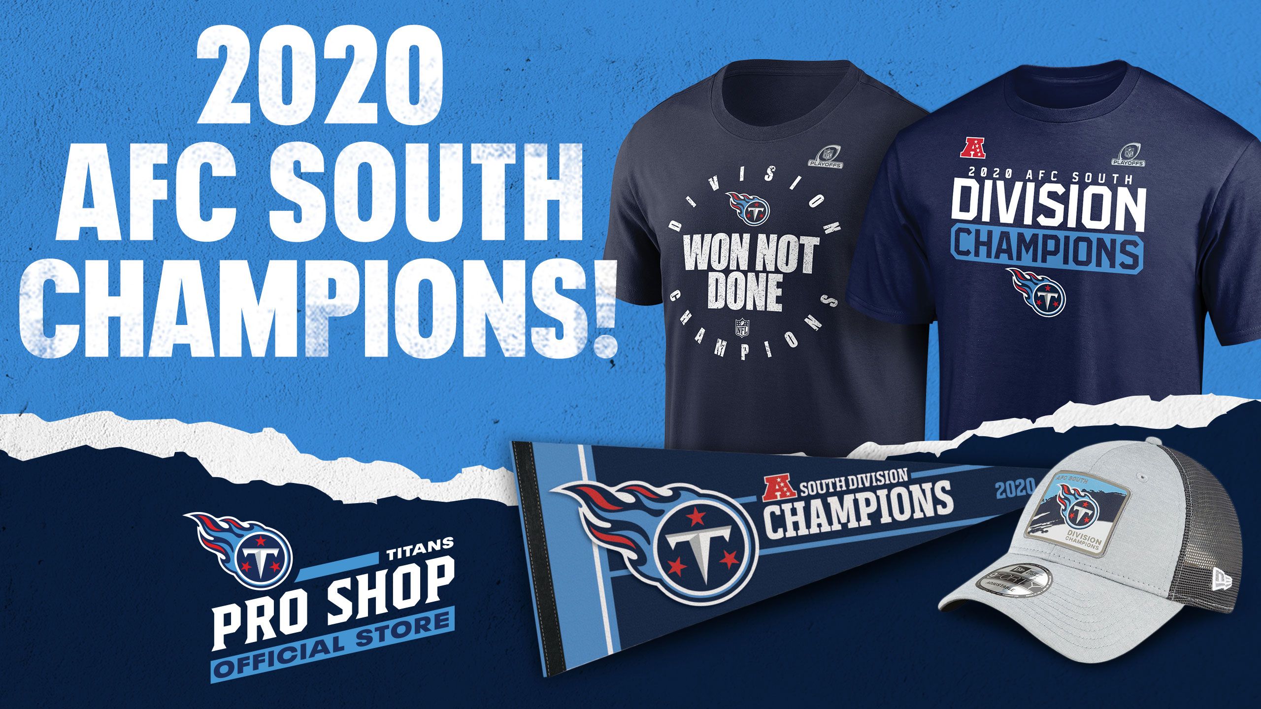 Shop AFC South Championship Gear