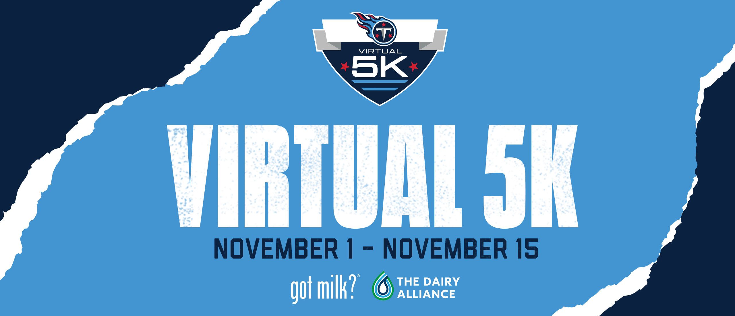 Registration Open for Titans Virtual 5K