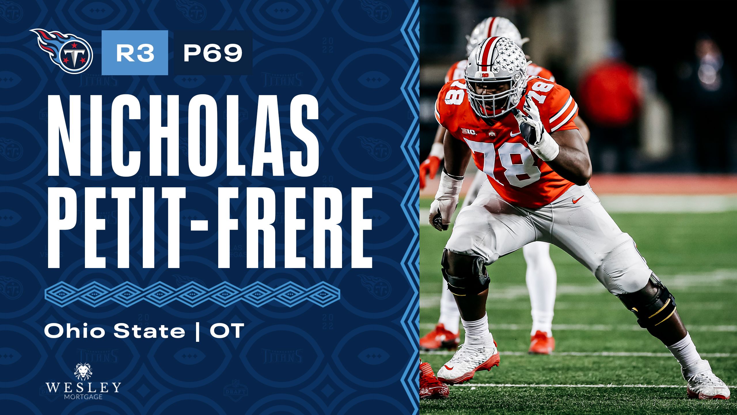 Tennessee Titans NFL Draft grade 2022: Nicholas Petit-Frere at No. 69