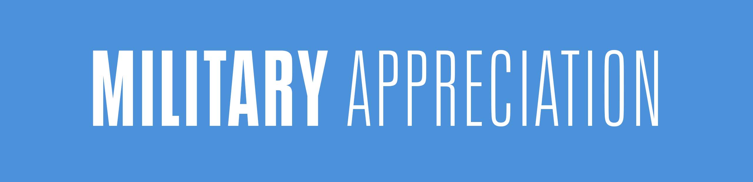 military appreciation