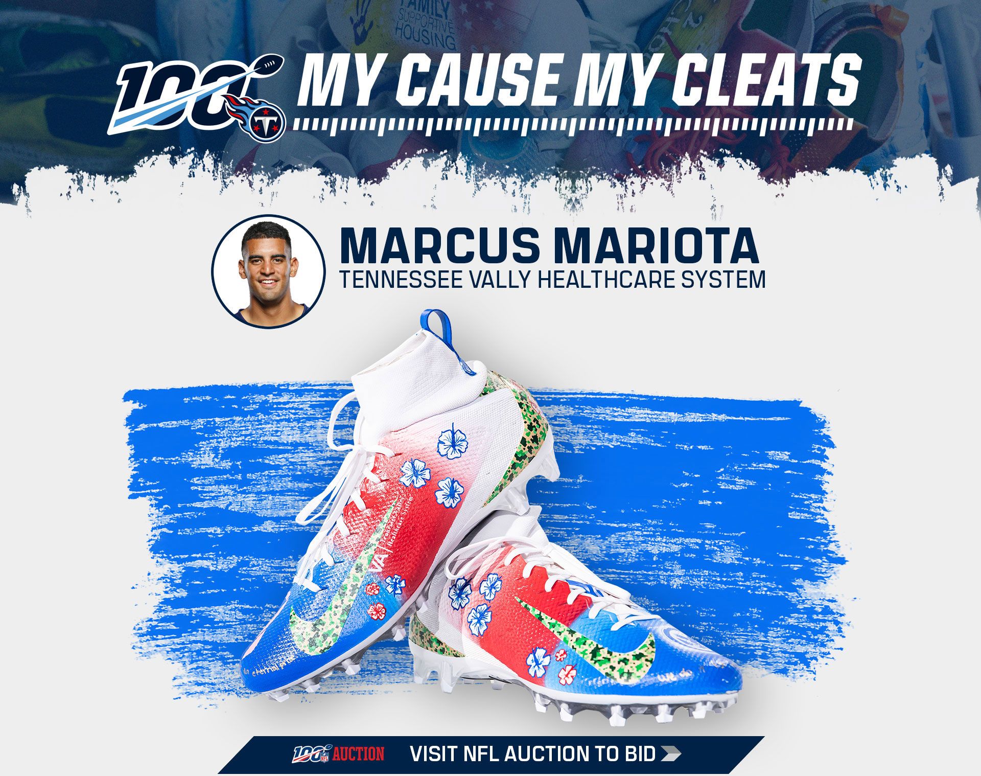 Marcus Mariota immortalized on a pair of Nike Air Force Ones