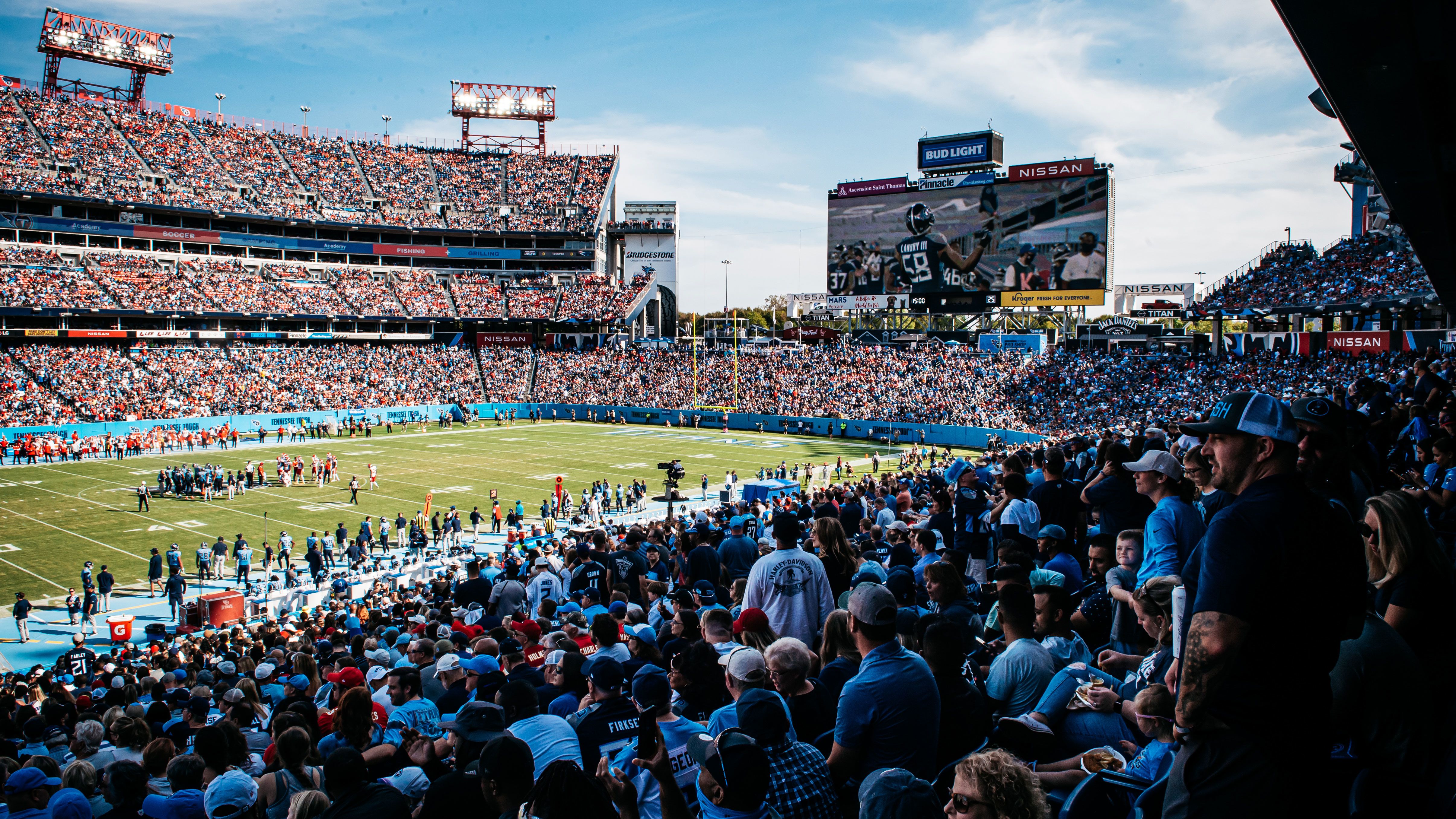 view from my seat nissan stadium