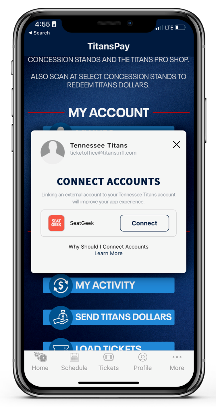 TitansPay - Connect Account