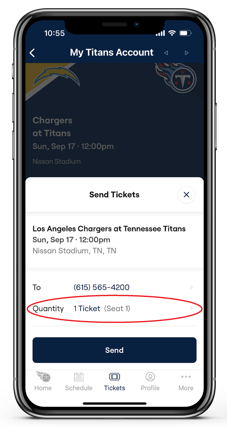 Los Angeles Chargers Mobile Ticketing