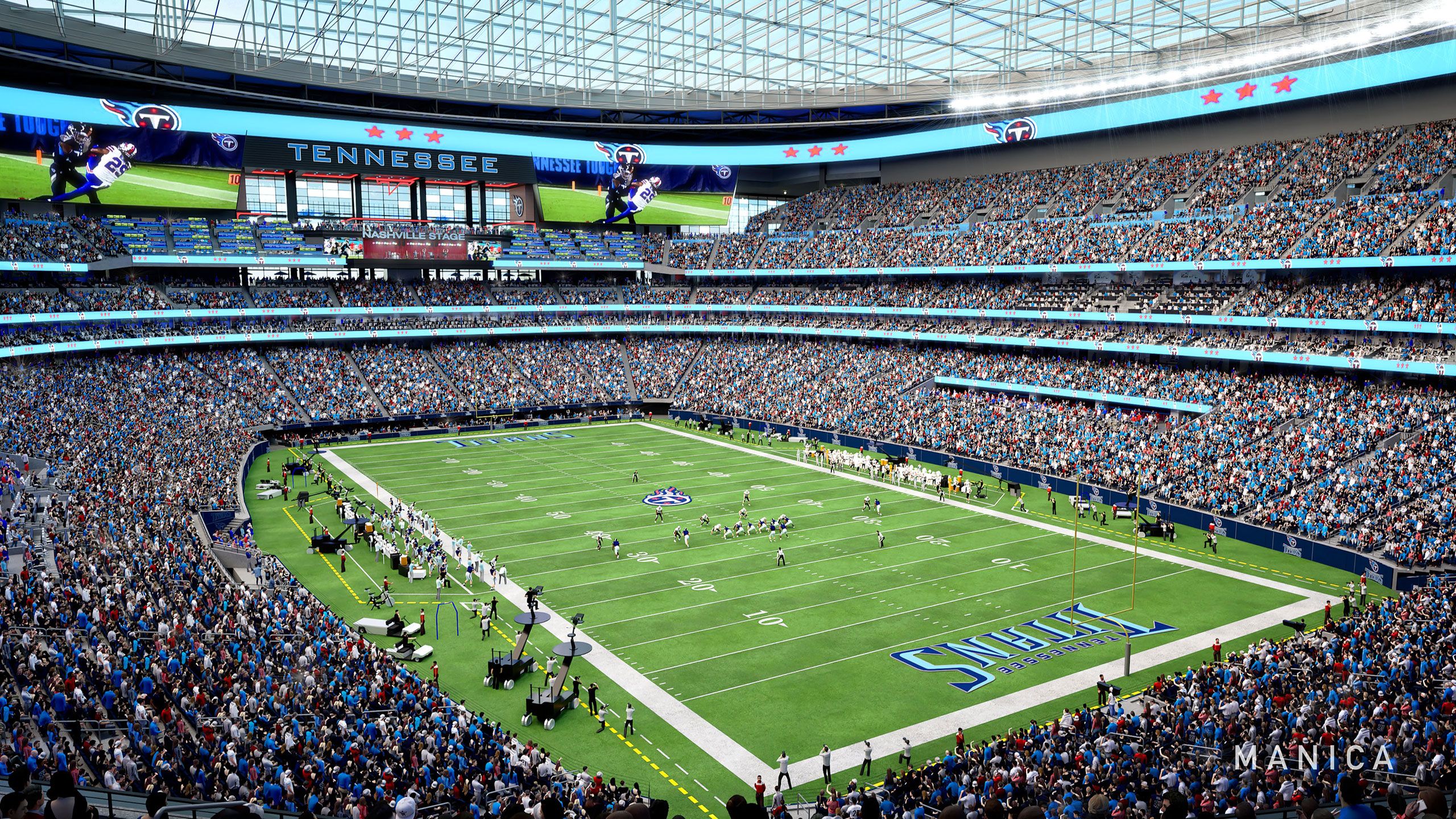 New Tennessee Titans stadium conceived to maximize types of events