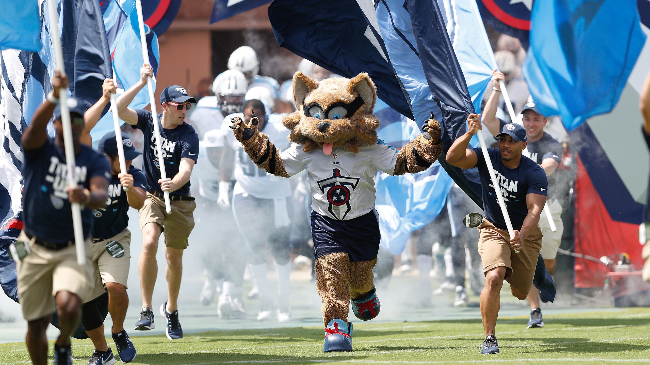 Tennessee Titans mascot T-Rac Over the Years