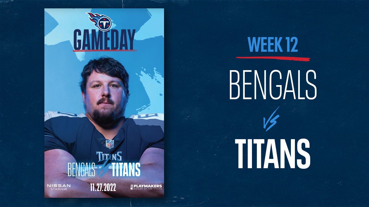 2023 Titans vs. Bengals Gameday Hatpin - Official Tennessee Titans