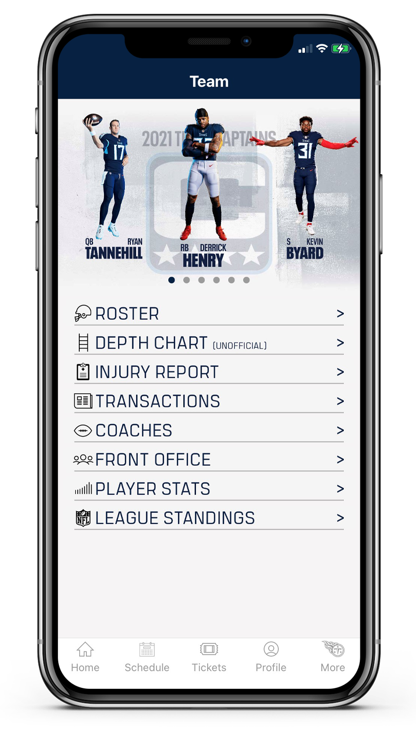 Titans Mobile App Tennessee Titans