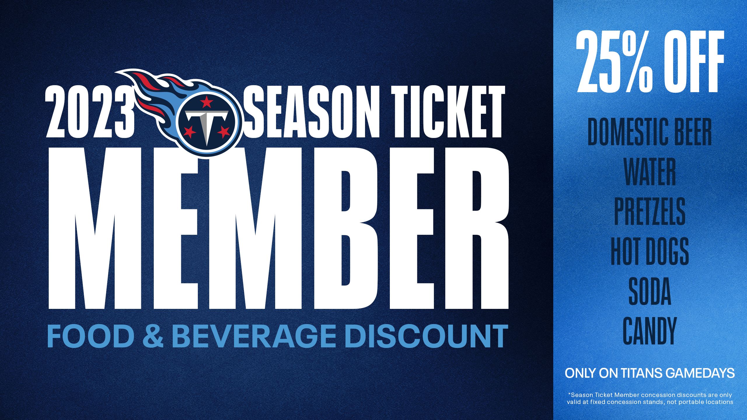 Tennessee Titans Game Ticket Gift Voucher