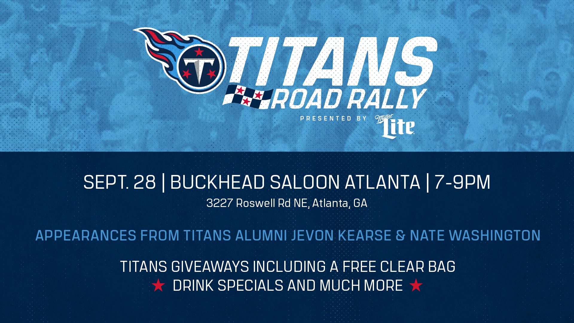 Titans Road Rally - Atlanta  Tennessee Titans - TitansOnline.com