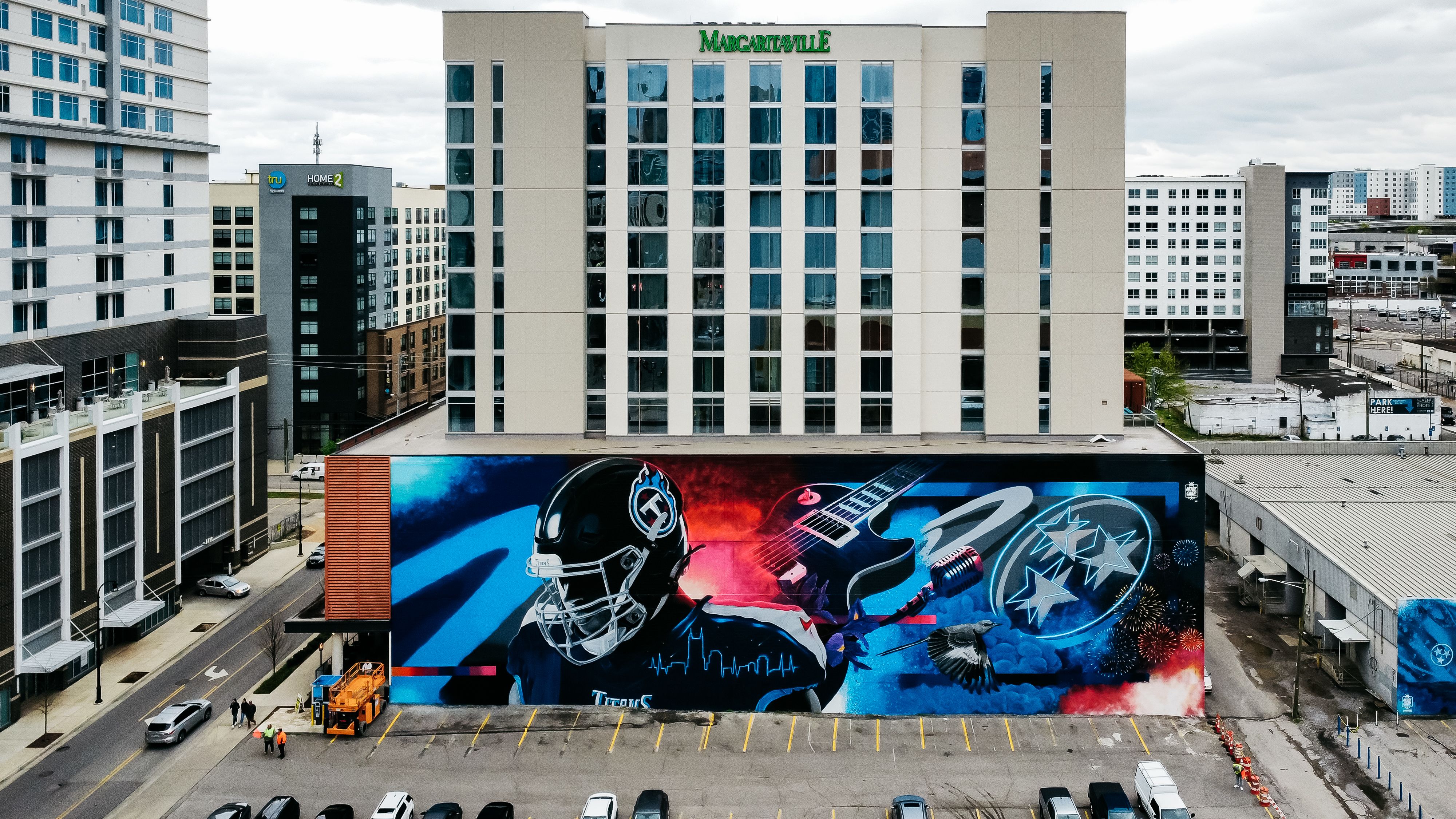 Tennessee Tough Mural  Tennessee Titans 