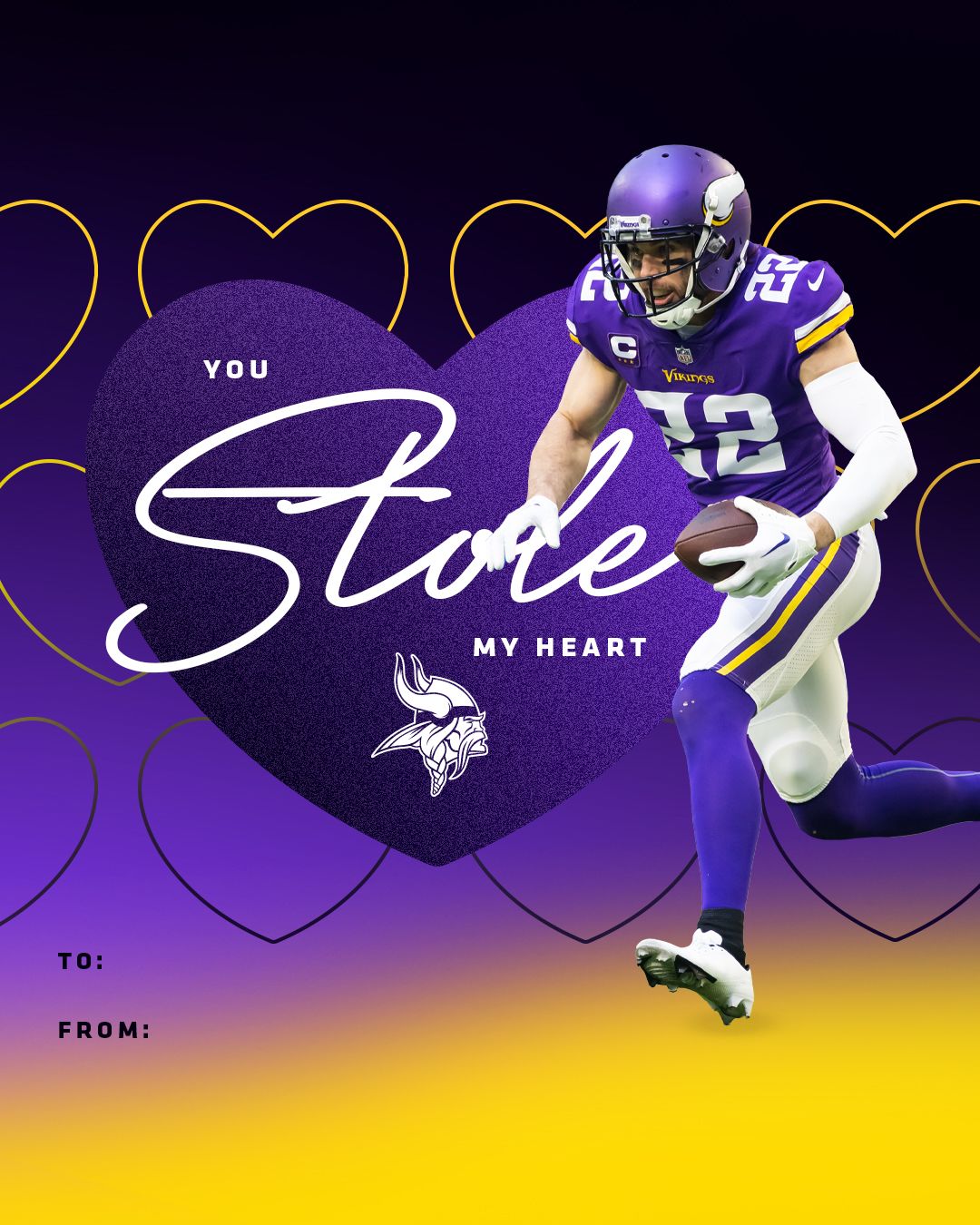 Valentines  Minnesota Vikings –