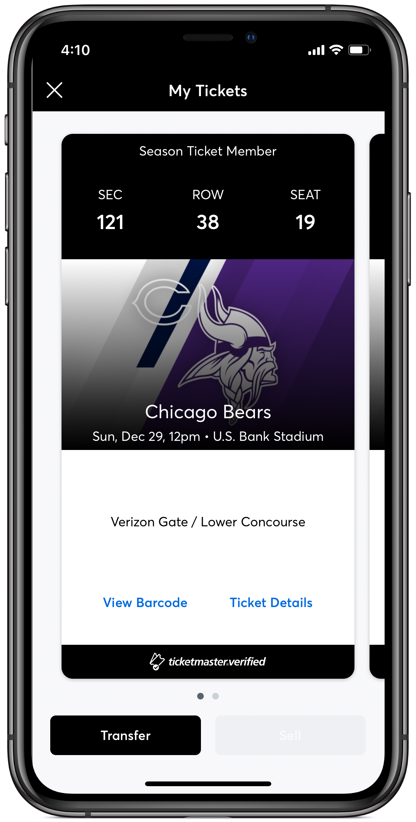 vikings game tickets