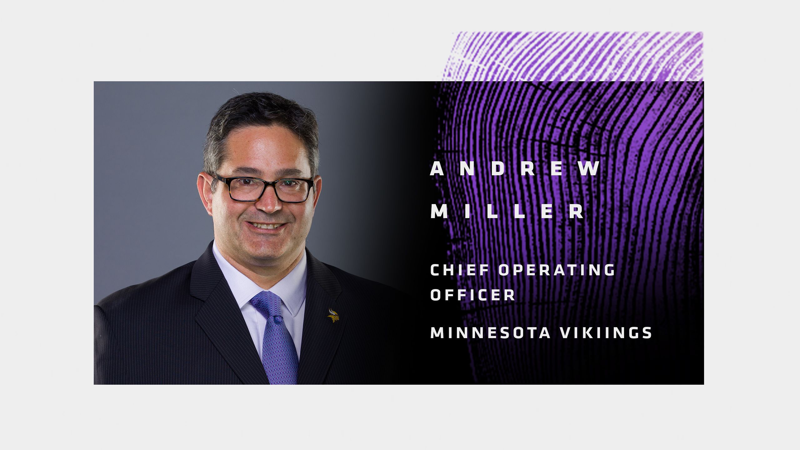 Andrew Miller, Chief Operating Officer (Minnesota Vikings)
