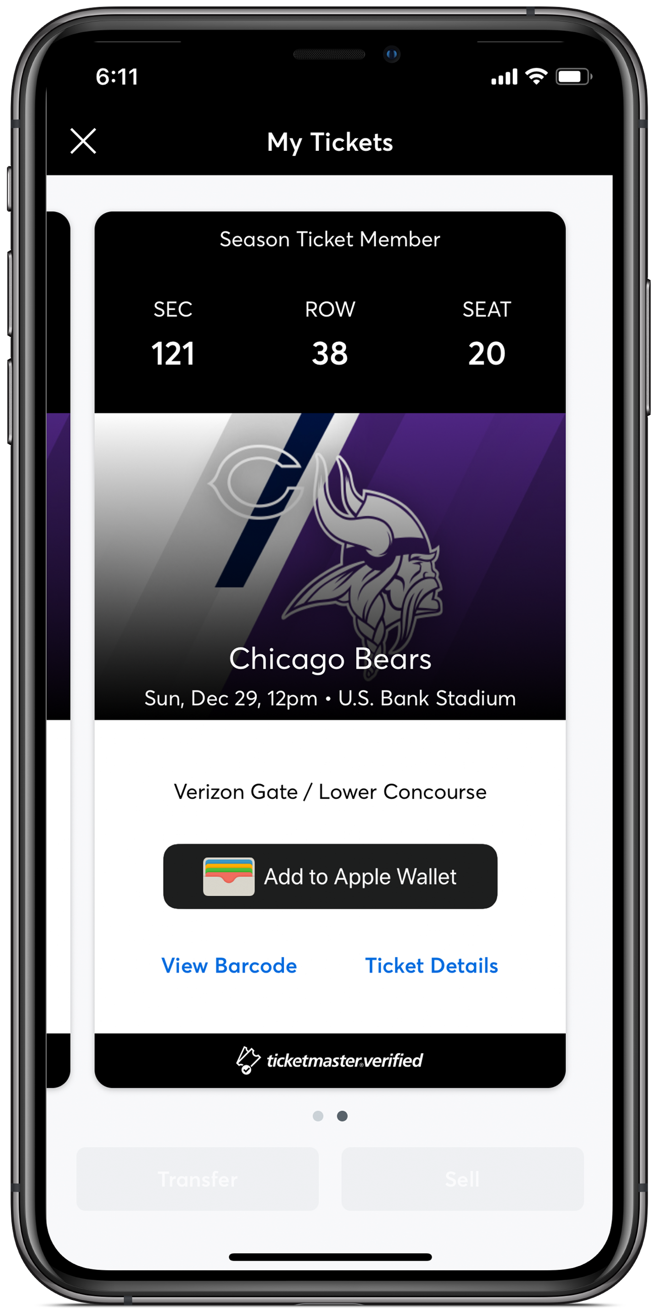 Apple wallet and NFL tickets - Apple Community