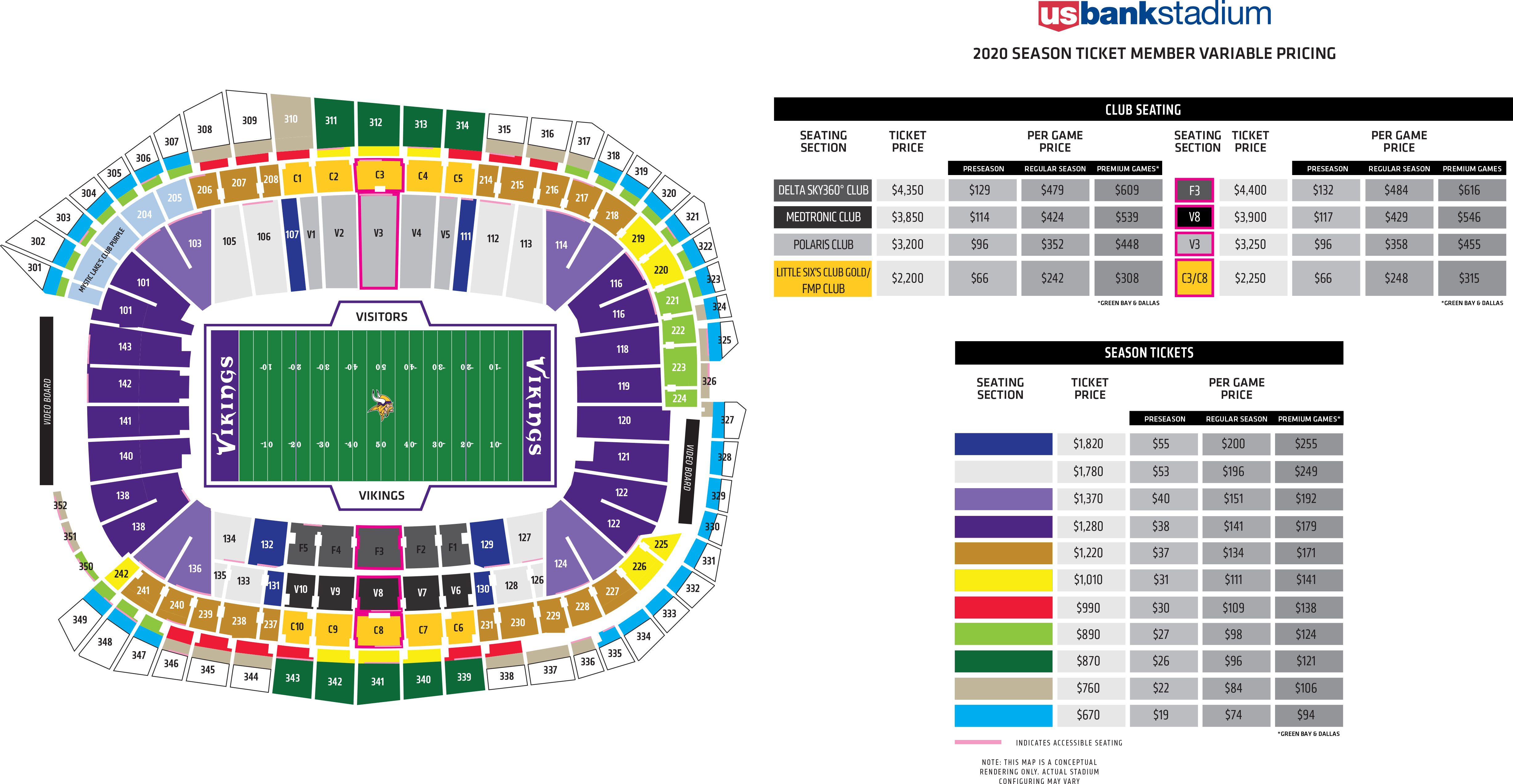 Vikings Season Tickets Renewal Center Minnesota Vikings